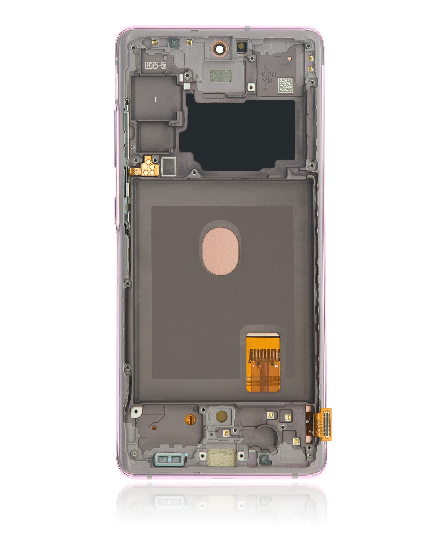 OLED Assembly With Frame For Samsung Galaxy S20 FE 4G / 5G (Aftermarket Plus) (Cloud Lavender)