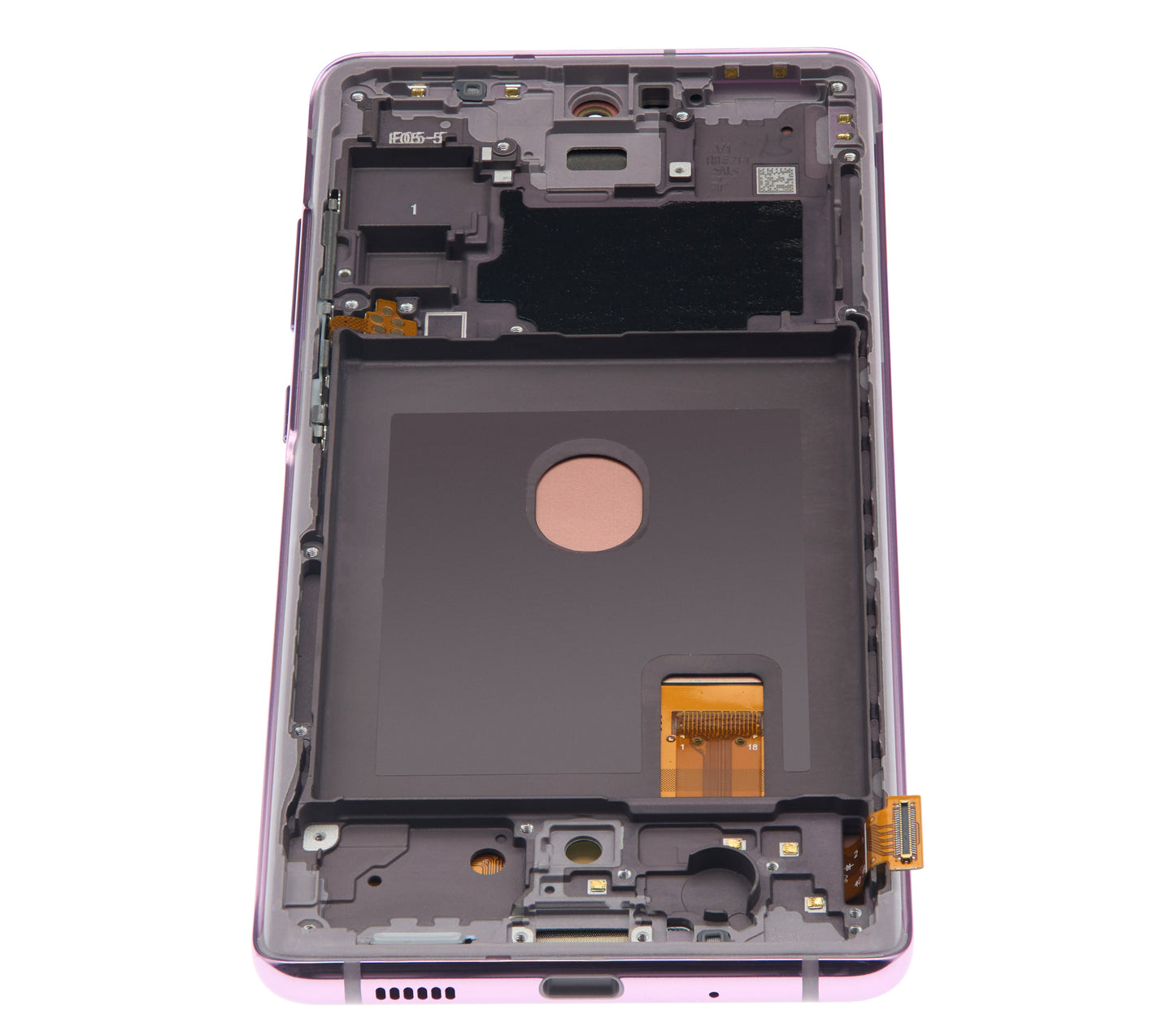 OLED Assembly With Frame For Samsung Galaxy S20 FE 4G / 5G (Aftermarket Plus) (Cloud Lavender)