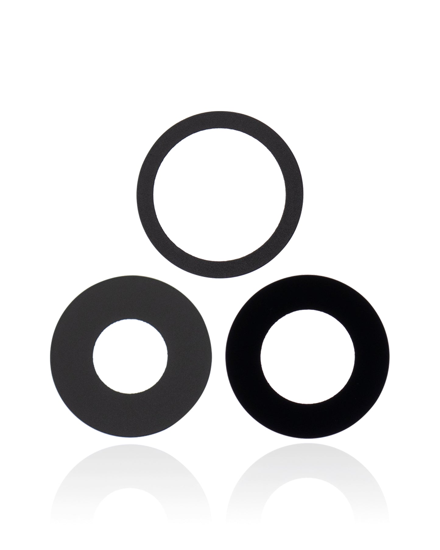 Back Camera Lens (Glass Only) With Adhesive For iPhone 13 Pro / 13 Pro Max (3 Piece Set) (Aftermarket Plus)