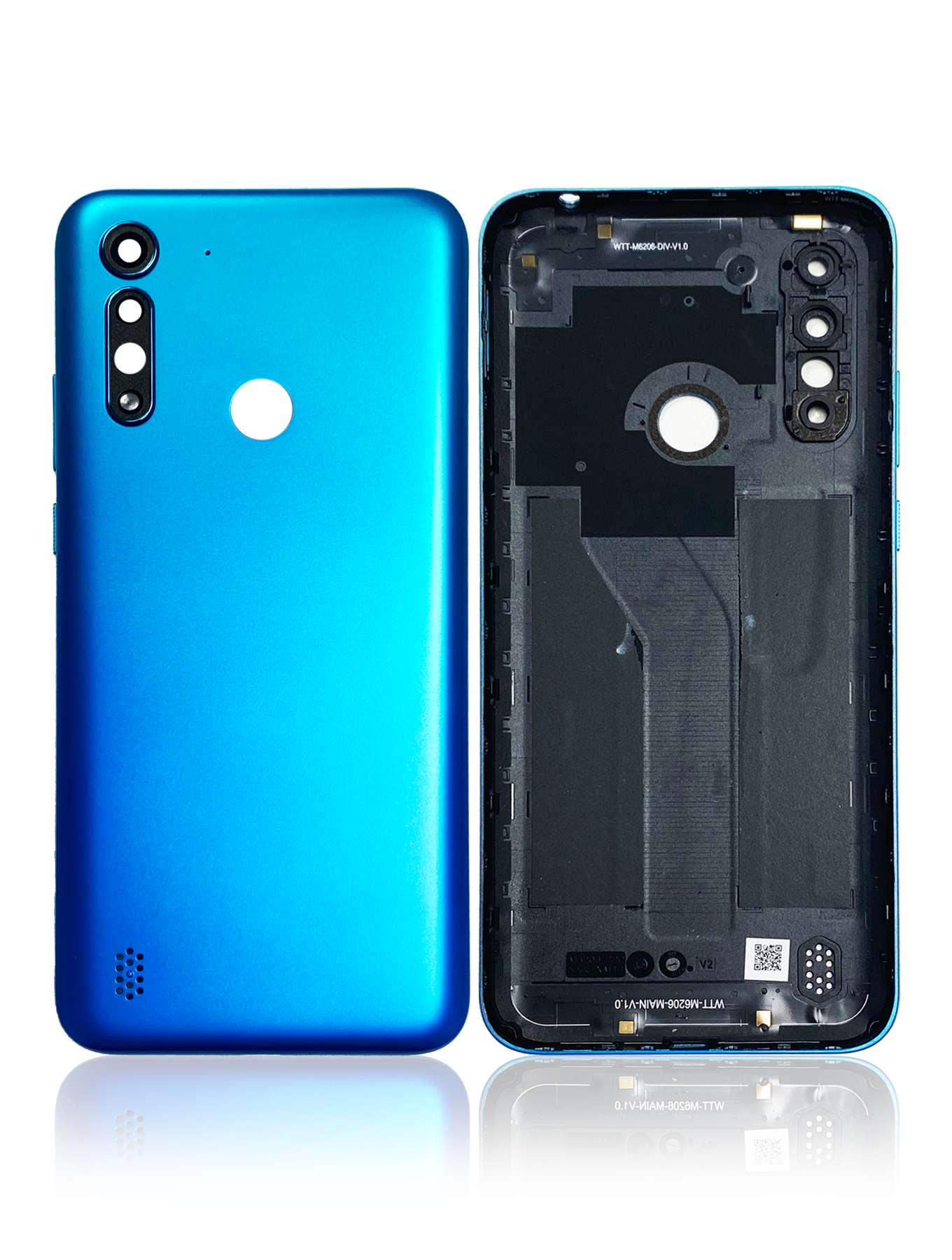 Back cover Glass For Motorola Moto G8 Power Lite (XT2055 / 2020) (Arctic Blue) replacement part for compatible Motorola phone, SKU 107082082320, product image 6