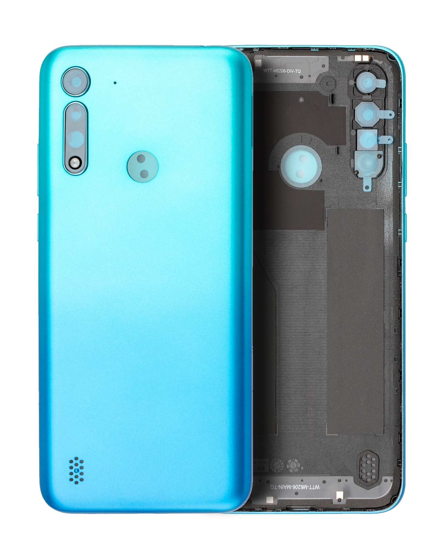 Back cover Glass For Motorola Moto G8 Power Lite (XT2055 / 2020) (Arctic Blue) replacement part for compatible Motorola phone, SKU 107082082320, product image 1