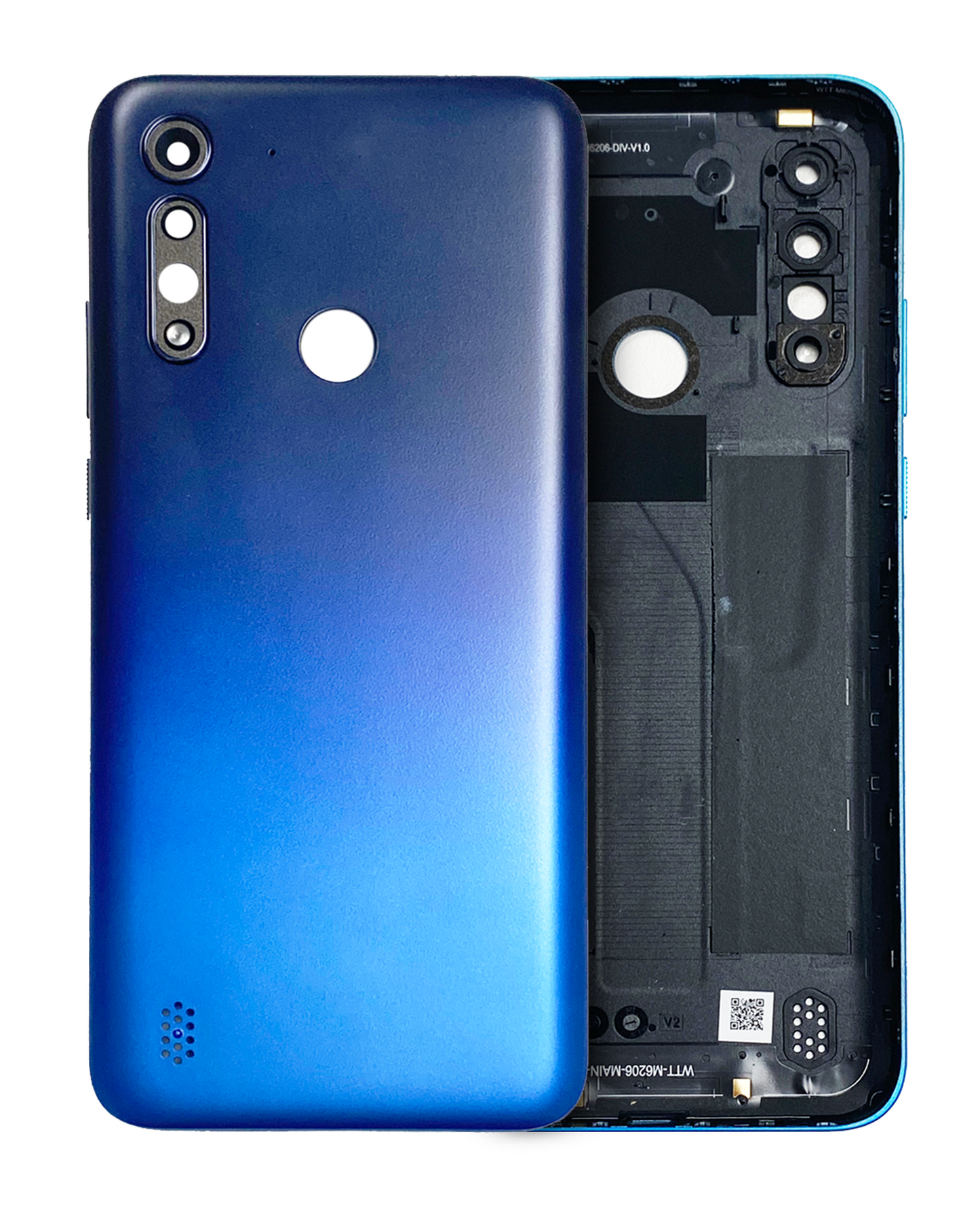 Back cover Glass For Motorola Moto G8 Power Lite (XT2055 / 2020) (Royal Blue) replacement part for compatible Motorola phone, SKU 107082082321, product image 1