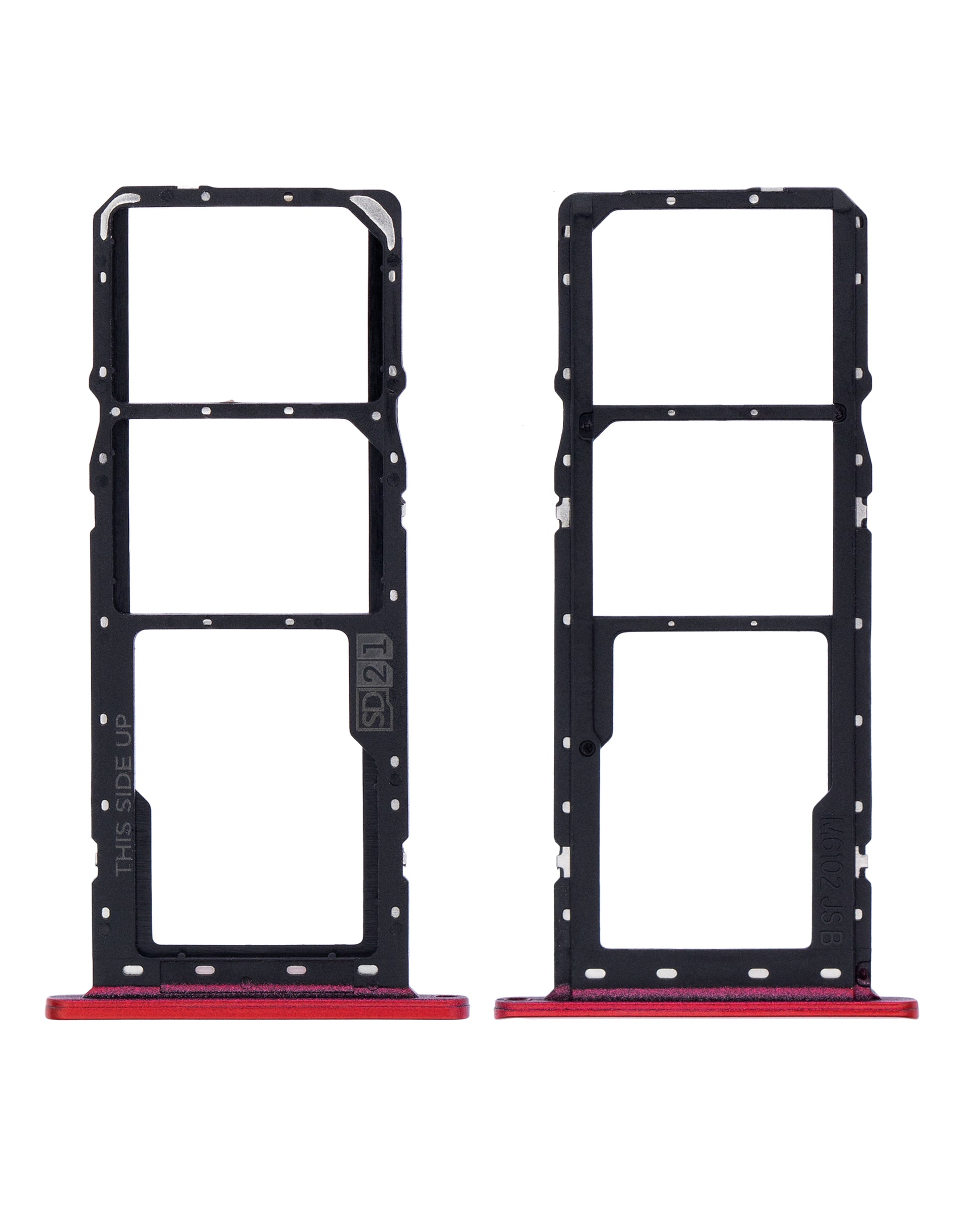 Dual Sim Card Tray For Motorola Moto G8 Power Lite (XT2055 / 2020) (Red) replacement part for compatible Motorola phone, SKU 107082082328, product image 2