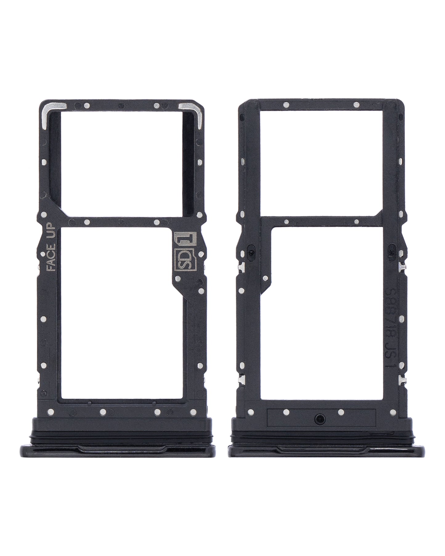 Single Sim Card Tray For Motorola Moto G8 Power (XT2041-1 / XT2041-3 / 2020) (Smoke Black) | compatible mobile phone replacement part | SKU 107082082329 | product image 2