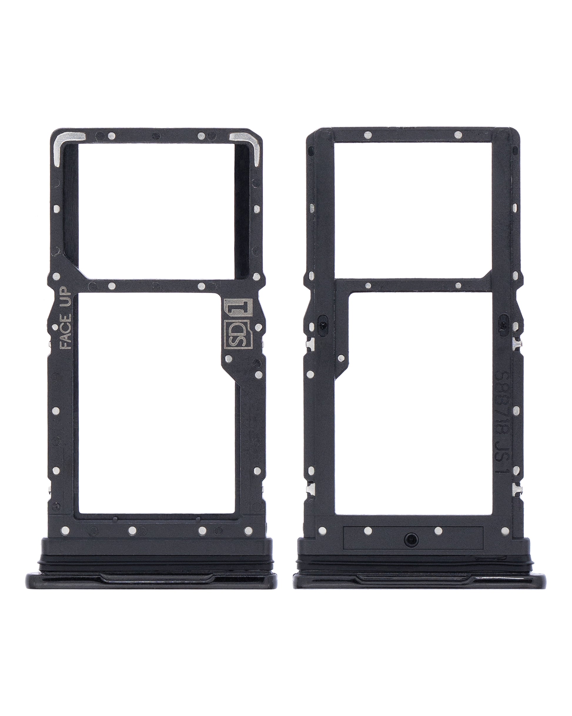 Single Sim Card Tray For Motorola Moto G8 Power (XT2041-1 / XT2041-3 / 2020) (Smoke Black) | compatible mobile phone replacement part | SKU 107082082329 | product image 2