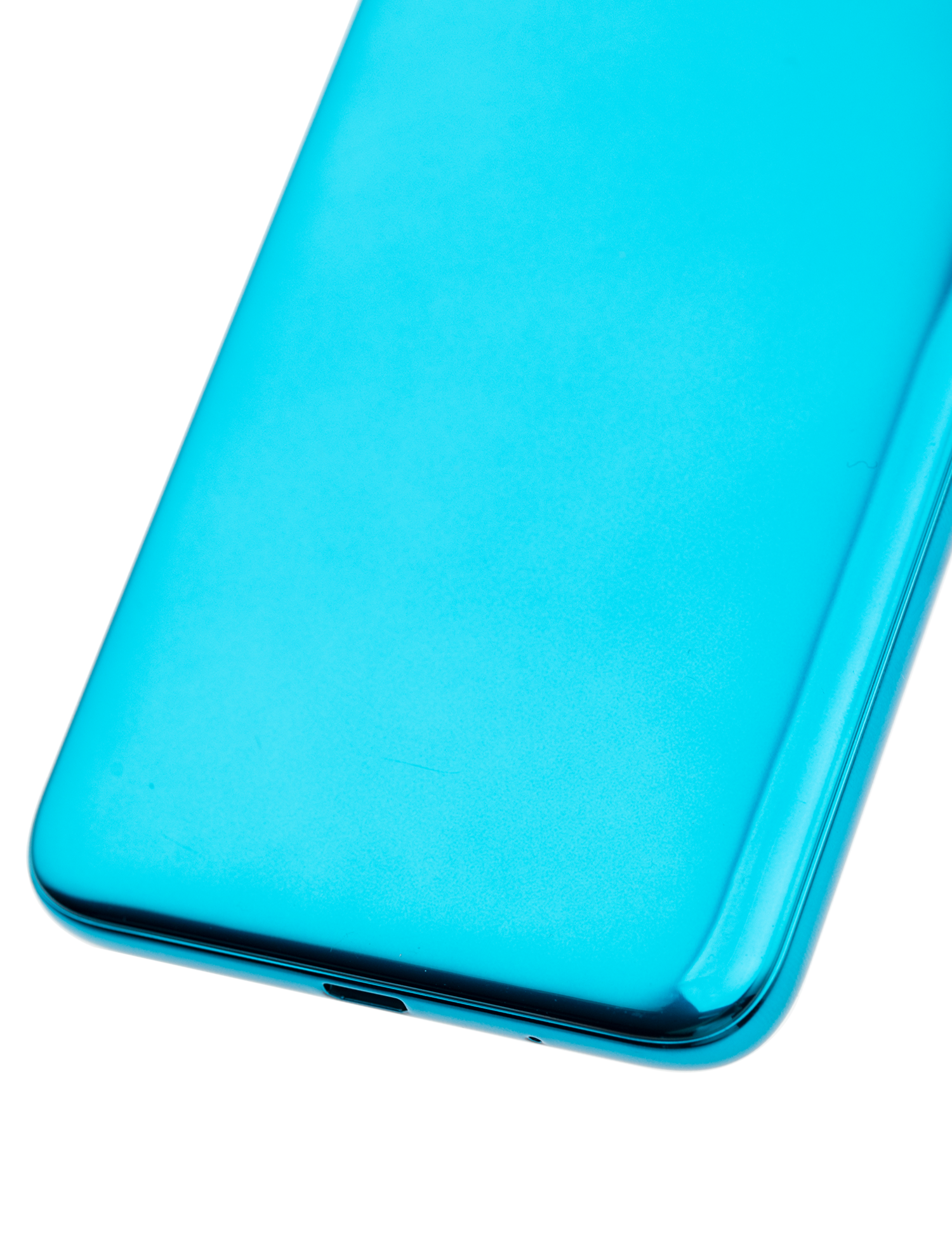 Back cover Glass For Motorola Moto E6 Play (XT2029 / 2019) (Turquoise Blue) - image 2