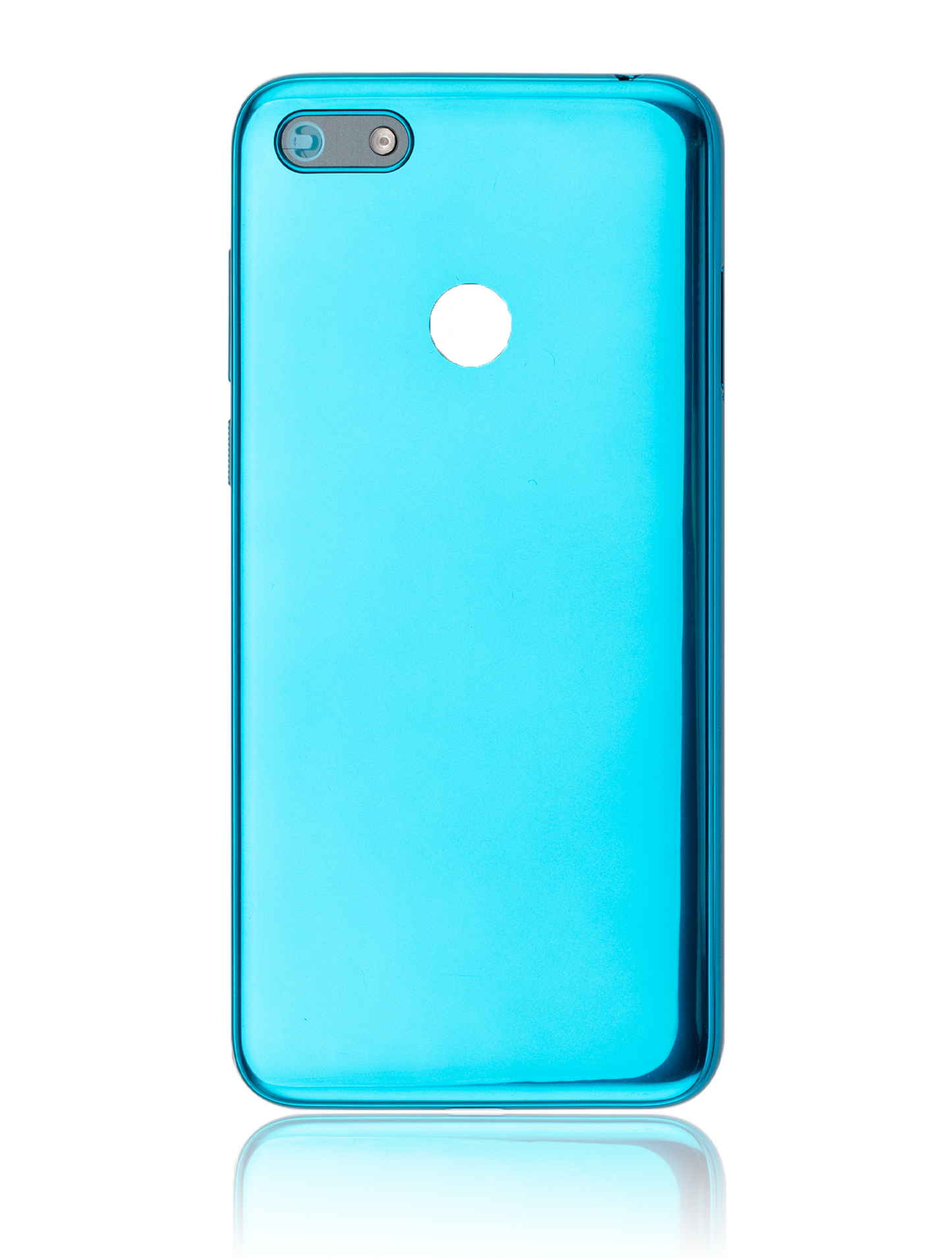Back cover Glass For Motorola Moto E6 Play (XT2029 / 2019) (Turquoise Blue) - image 3