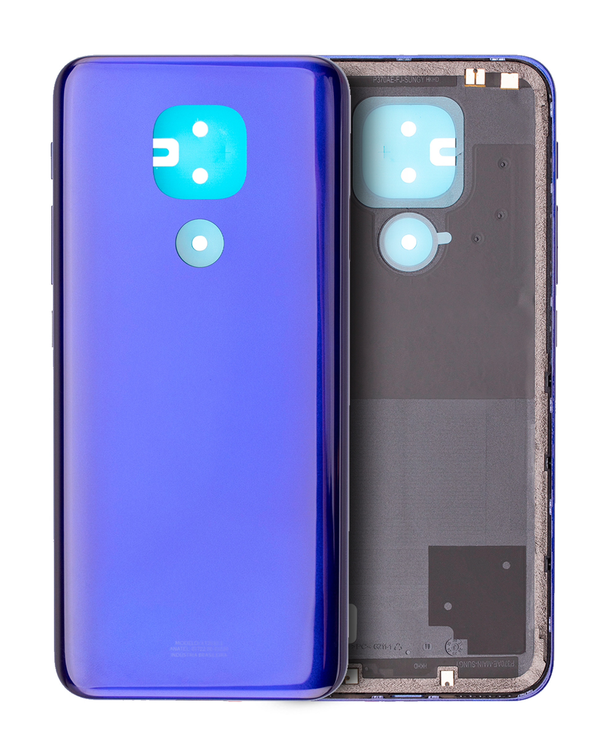 Back cover Glass For Motorola Moto G9 Play (XT2083 / 2020) (Sapphire Blue) replacement part for compatible Motorola phone, SKU 107082082531, product image 1