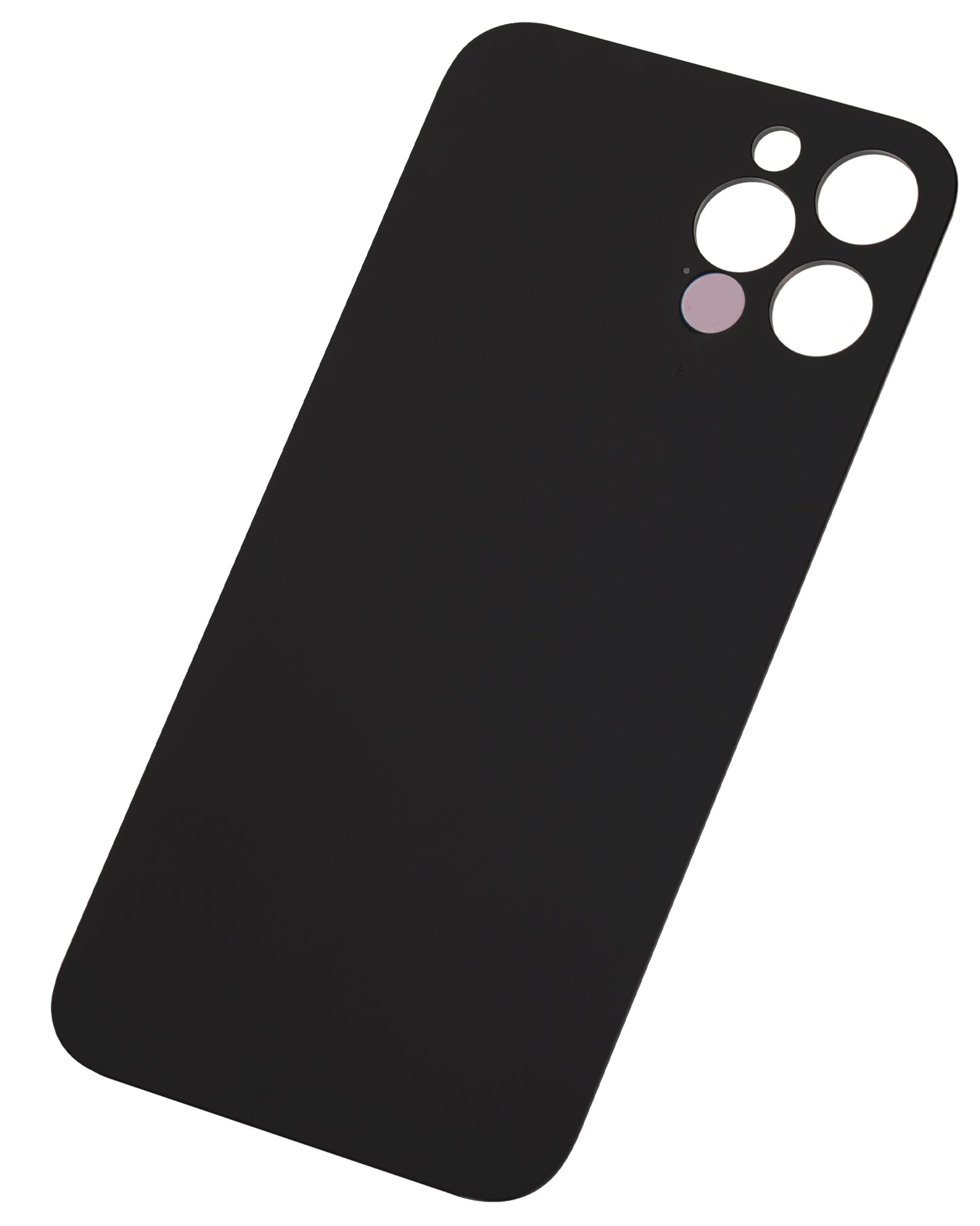 Back Glass With 3M Adhesive For iPhone 12 Pro (No Logo / Large Camera Hole) (Graphite)