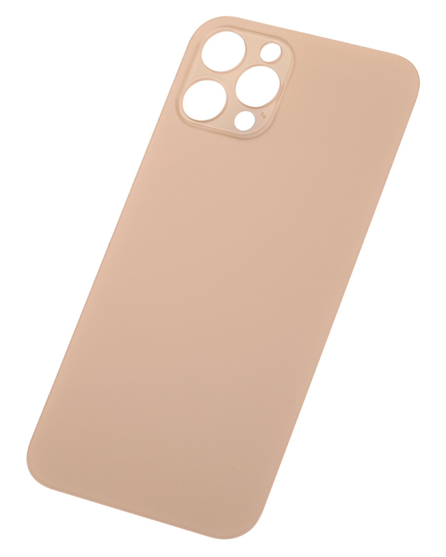 Back Glass With 3M Adhesive For iPhone 12 Pro (No Logo / Large Camera Hole) (Gold)