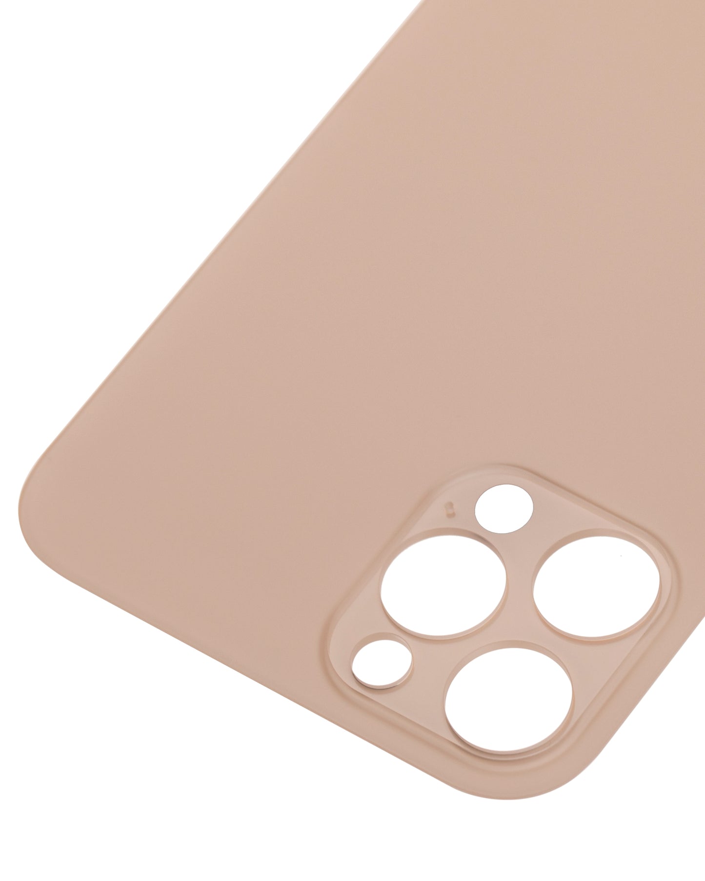 Back Glass With 3M Adhesive For iPhone 12 Pro (No Logo / Large Camera Hole) (Gold)