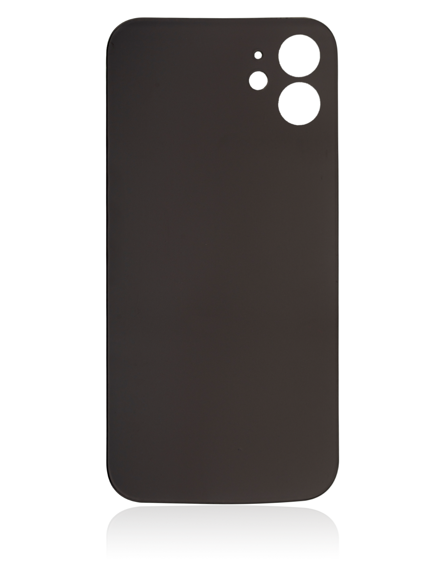 Back Glass With 3M Adhesive For iPhone 12 (No Logo / Large Camera Hole) (Green)