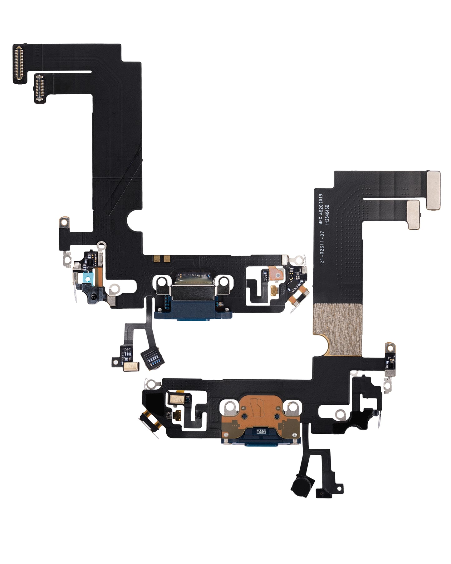 Charging Port Flex Cable For iPhone 12 Mini (Used OEM Pull) (Blue)
