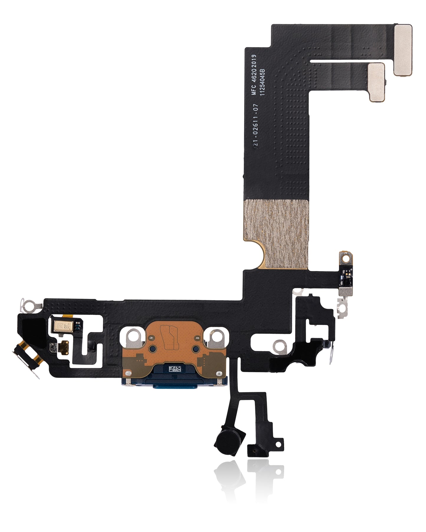 Charging Port Flex Cable For iPhone 12 Mini (Used OEM Pull) (Blue)