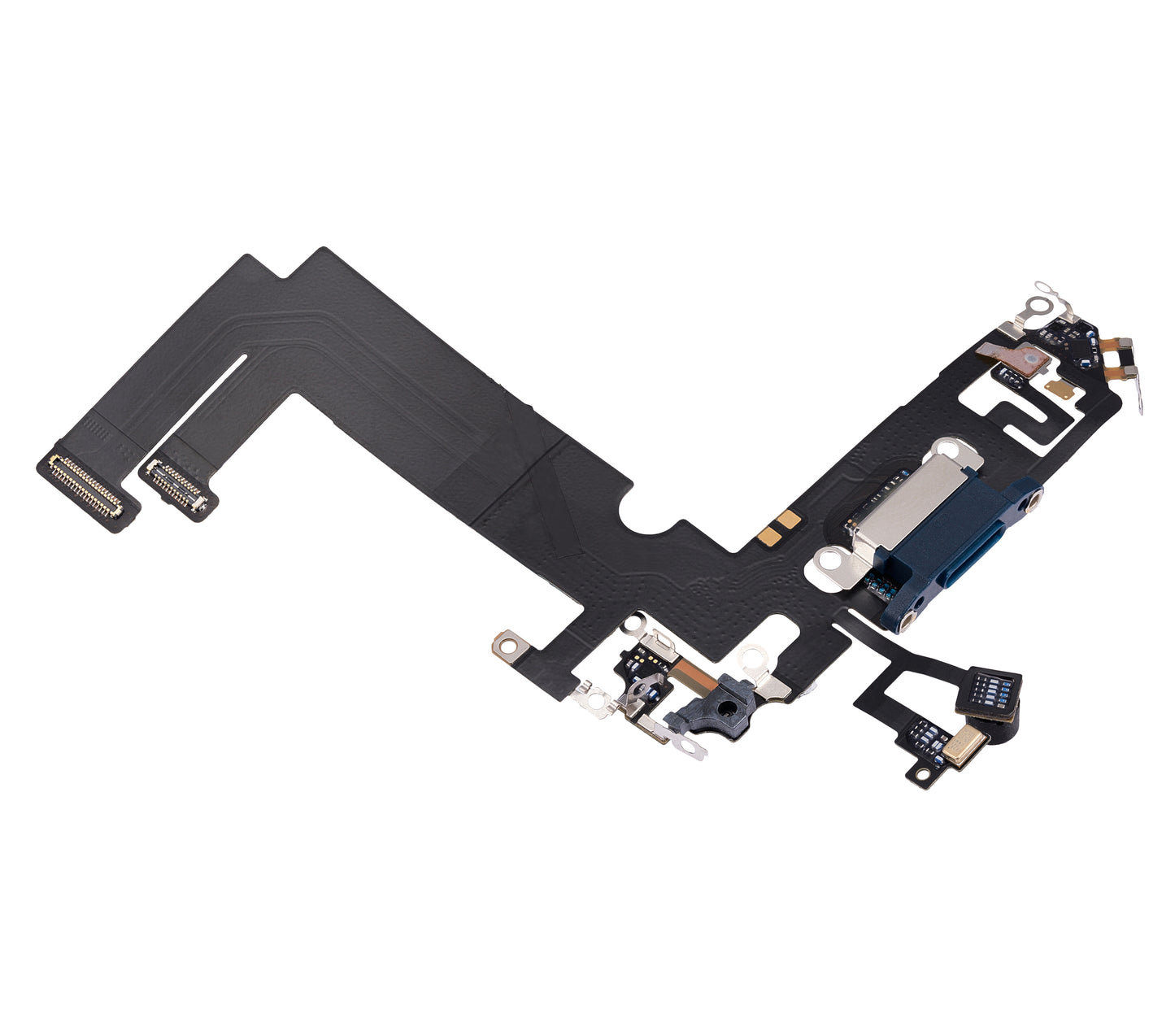 Charging Port Flex Cable For iPhone 12 Mini (Used OEM Pull) (Blue)