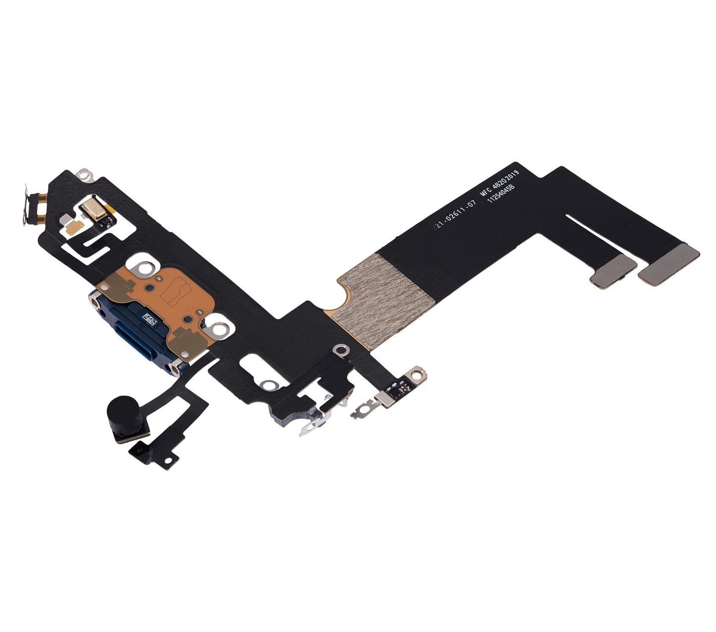 Charging Port Flex Cable For iPhone 12 Mini (Used OEM Pull) (Blue)