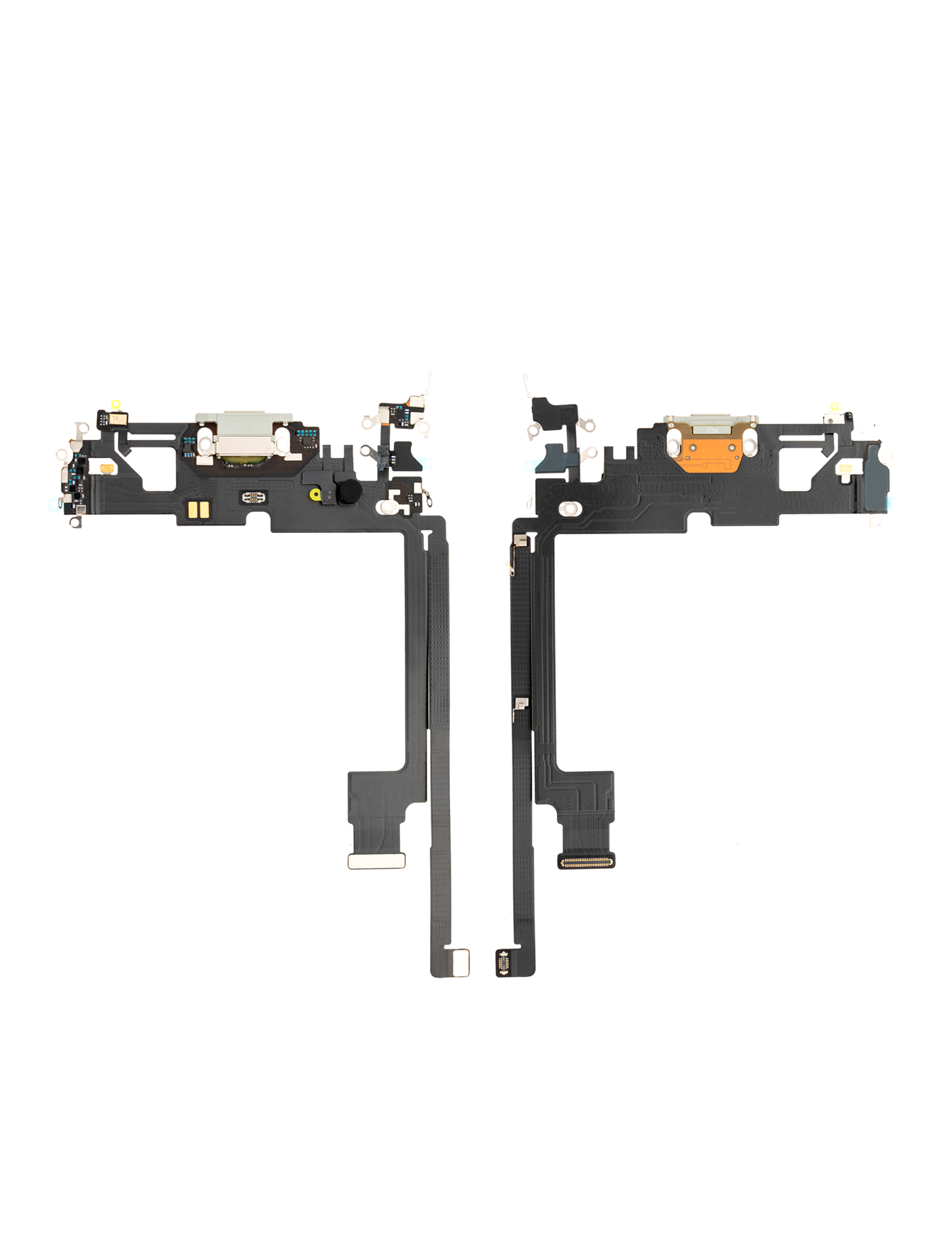 Charging Port Flex Cable For iPhone 12 Pro Max (Premium) (Silver)