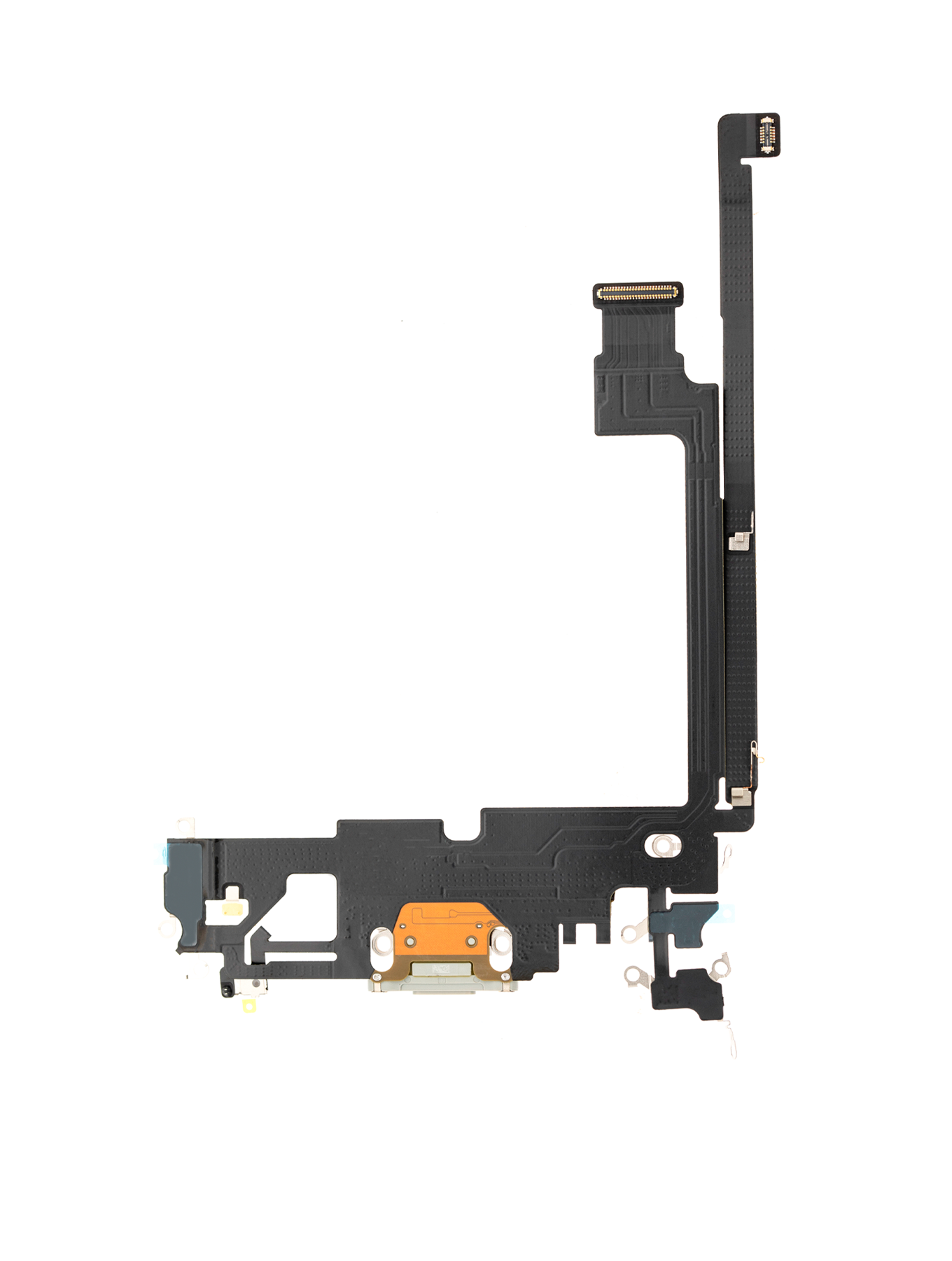 Charging Port Flex Cable For iPhone 12 Pro Max (Premium) (Silver)