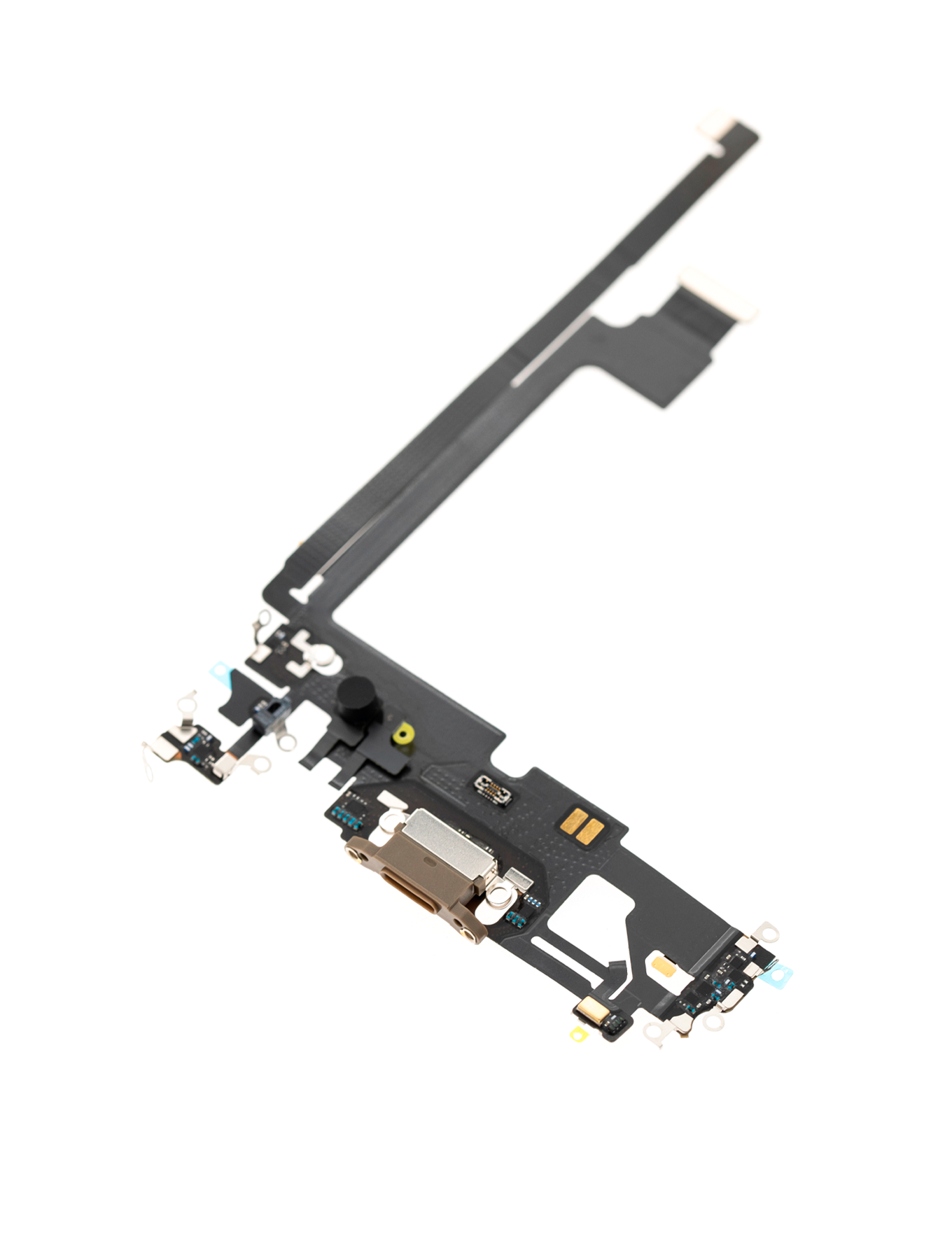 Charging Port Flex Cable For iPhone 12 Pro Max (Premium) (Gold)