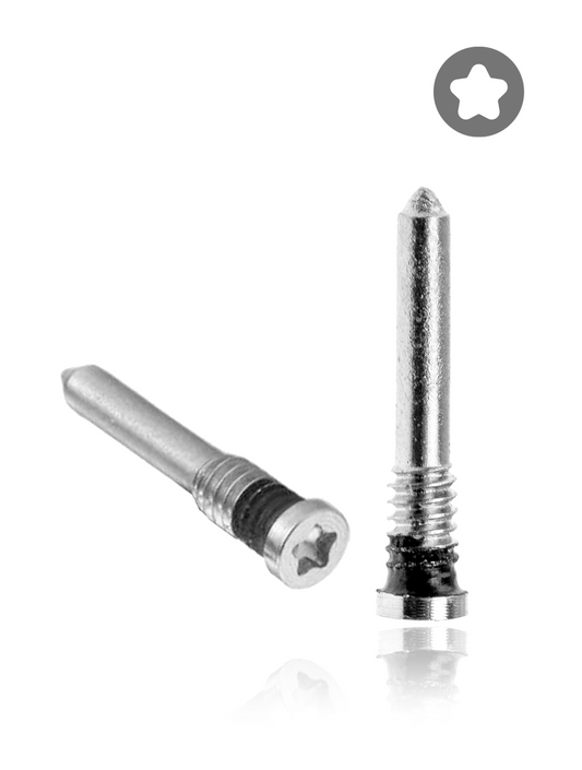 Charging Port Screws For iPhone 12 Pro / 12 Pro Max (Silver) (10 Pack)