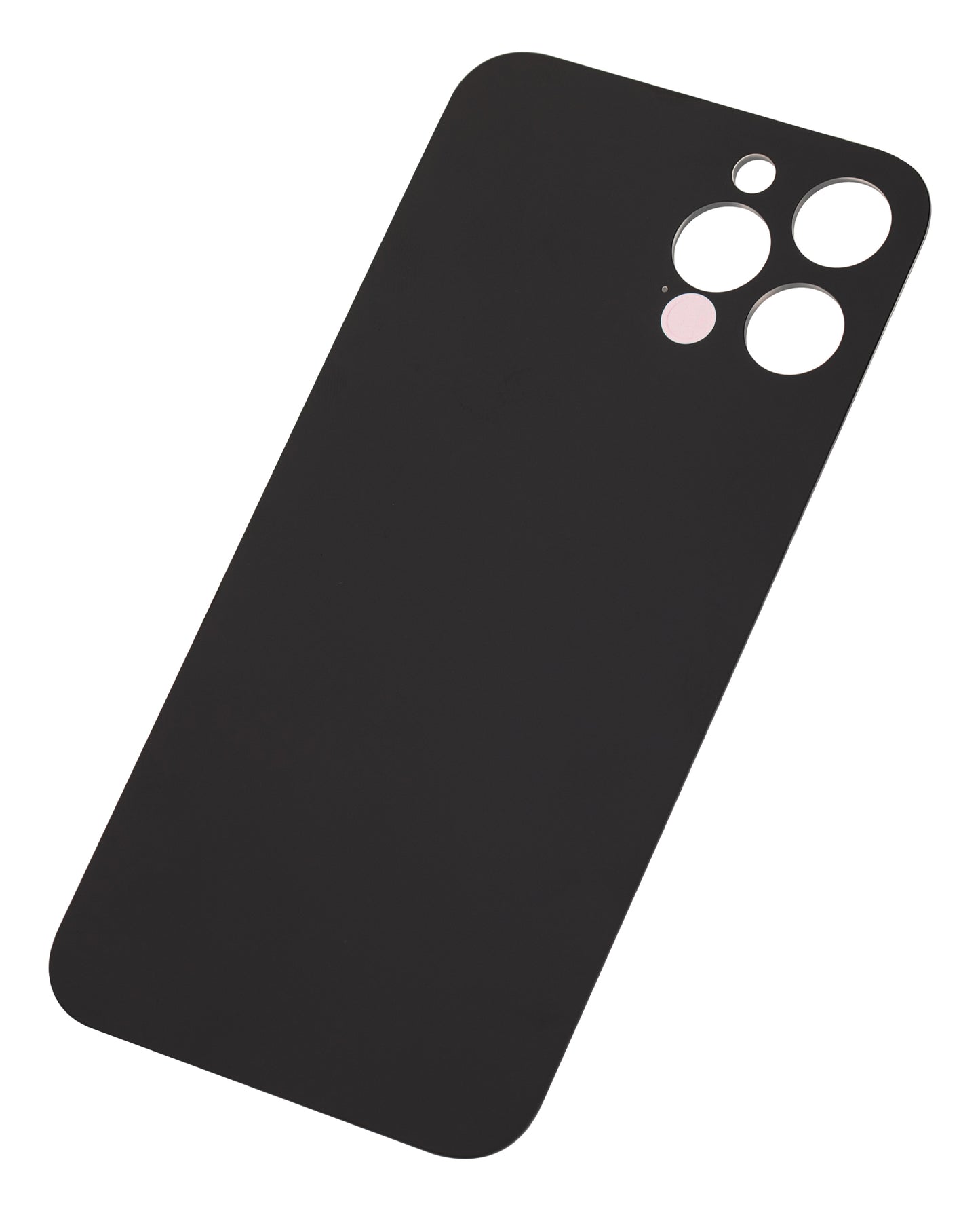 Back Glass With 3M Adhesive For iPhone 12 Pro Max (No Logo / Large Camera Hole) (Graphite)