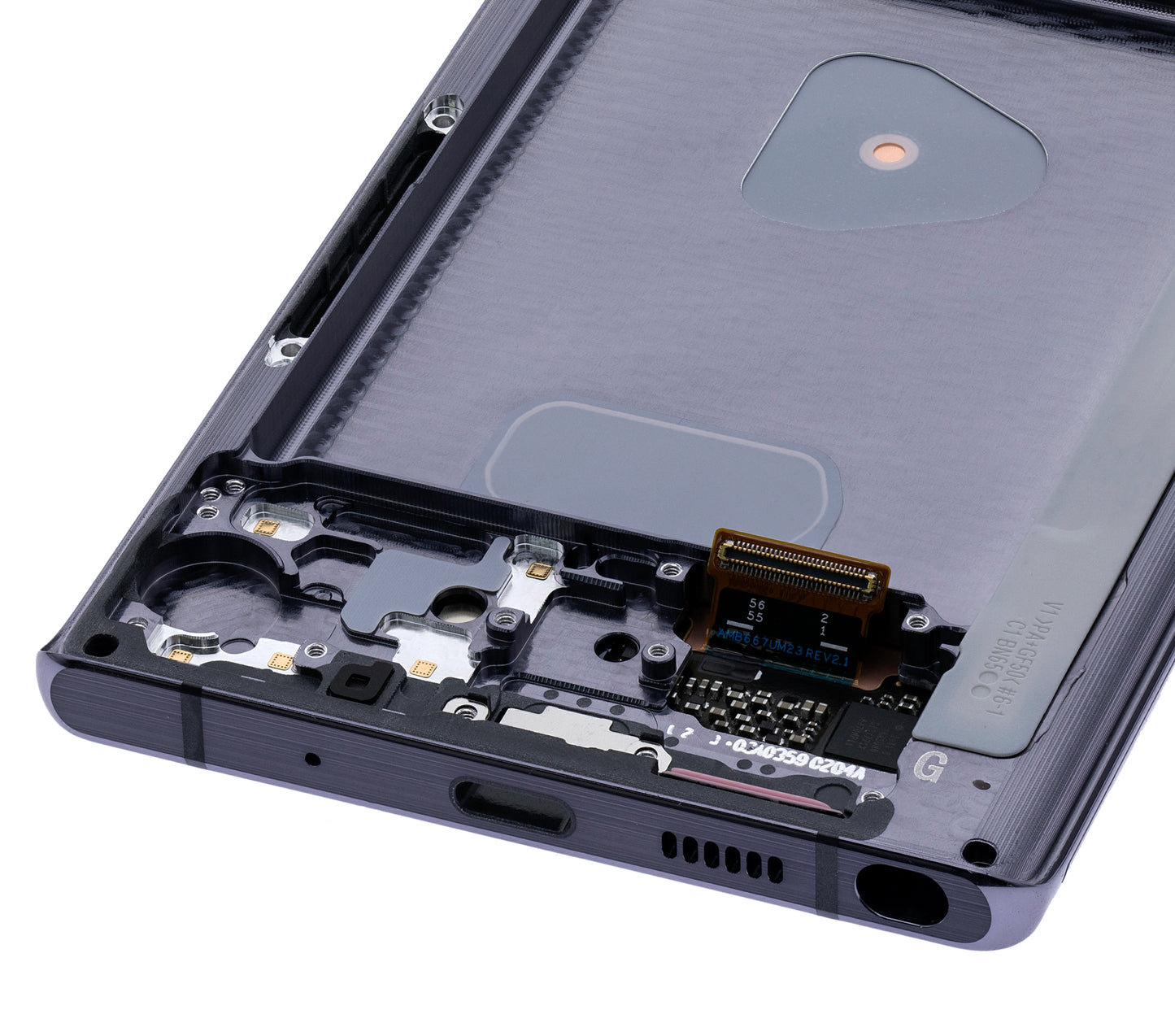 OLED Assembly With Frame For Samsung Galaxy Note 20 5G (Refurbished) (Mystic Gray)