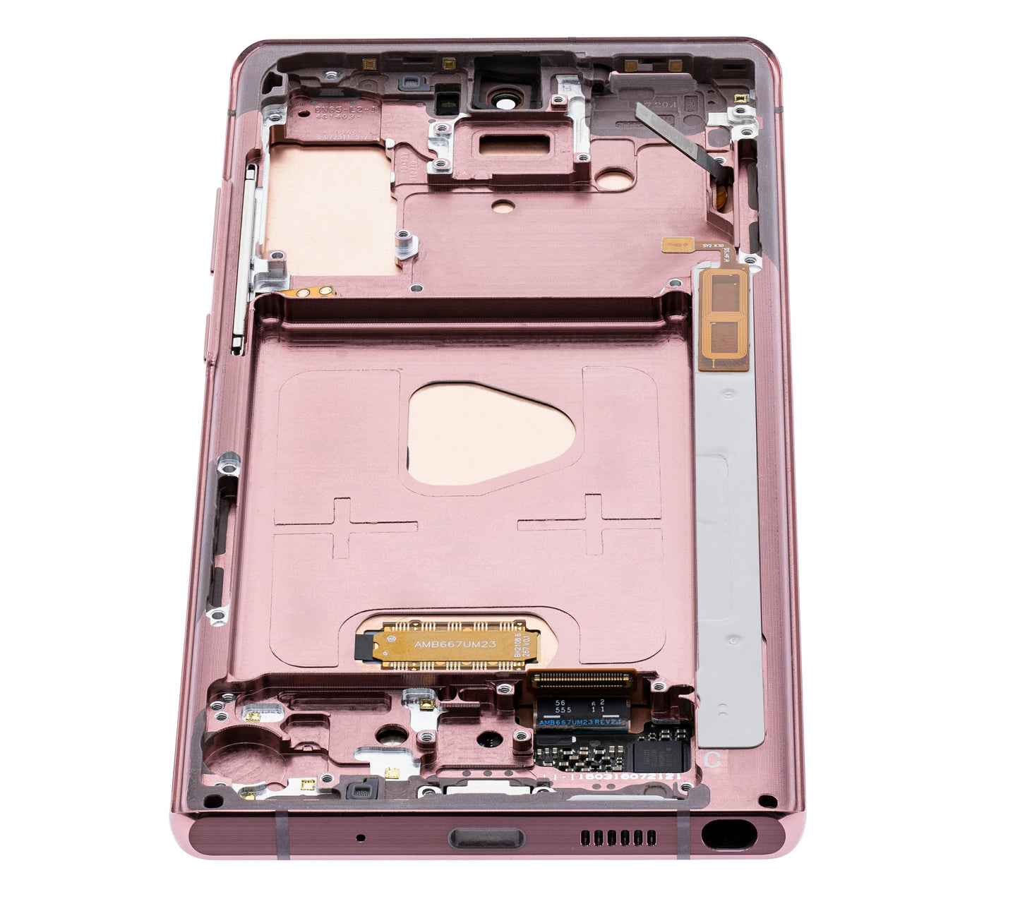 OLED Assembly With Frame For Samsung Galaxy Note 20 5G (Refurbished) (Mystic Bronze)