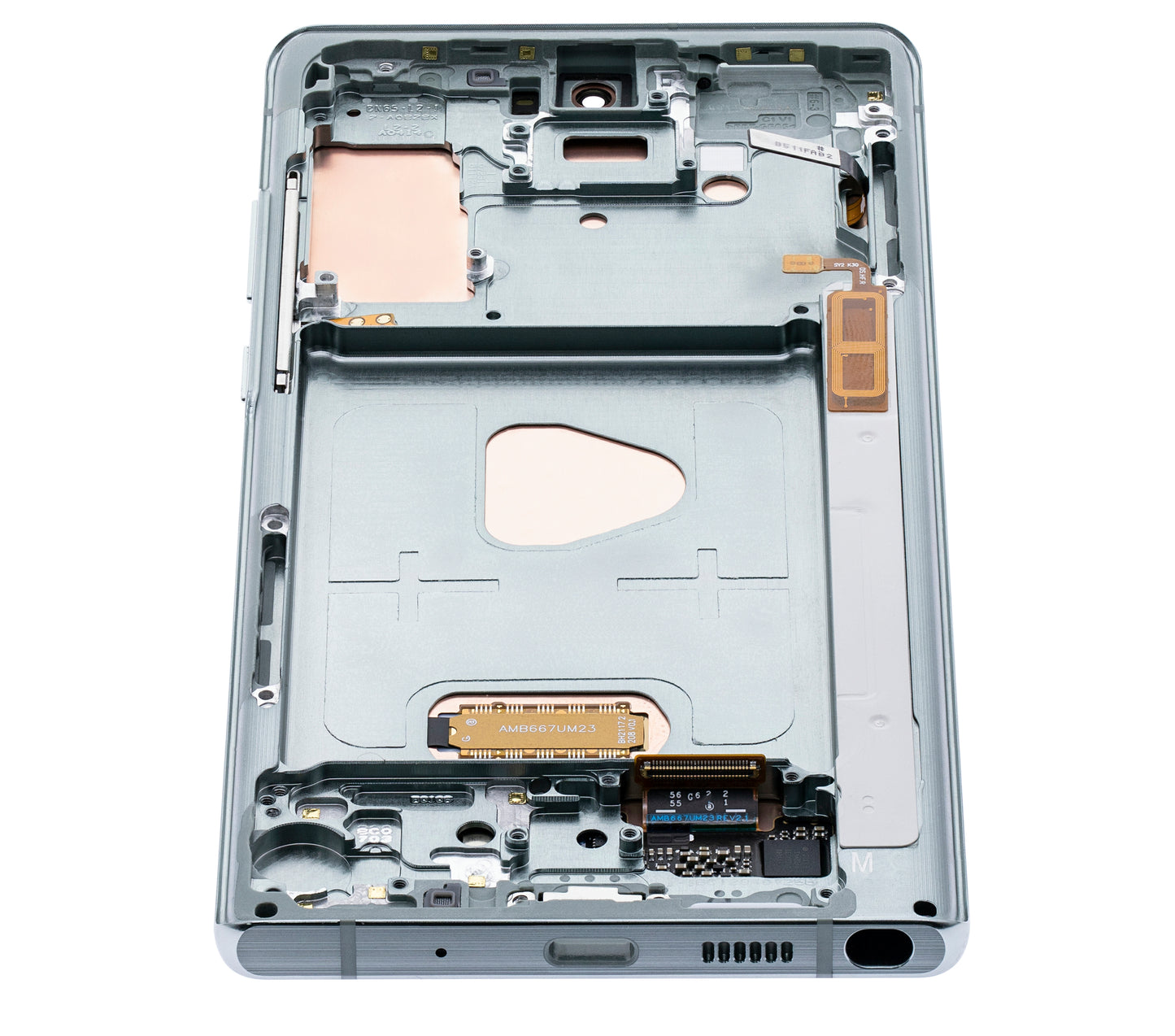 OLED Assembly With Frame For Samsung Galaxy Note 20 5G (Refurbished) (Mystic Green)