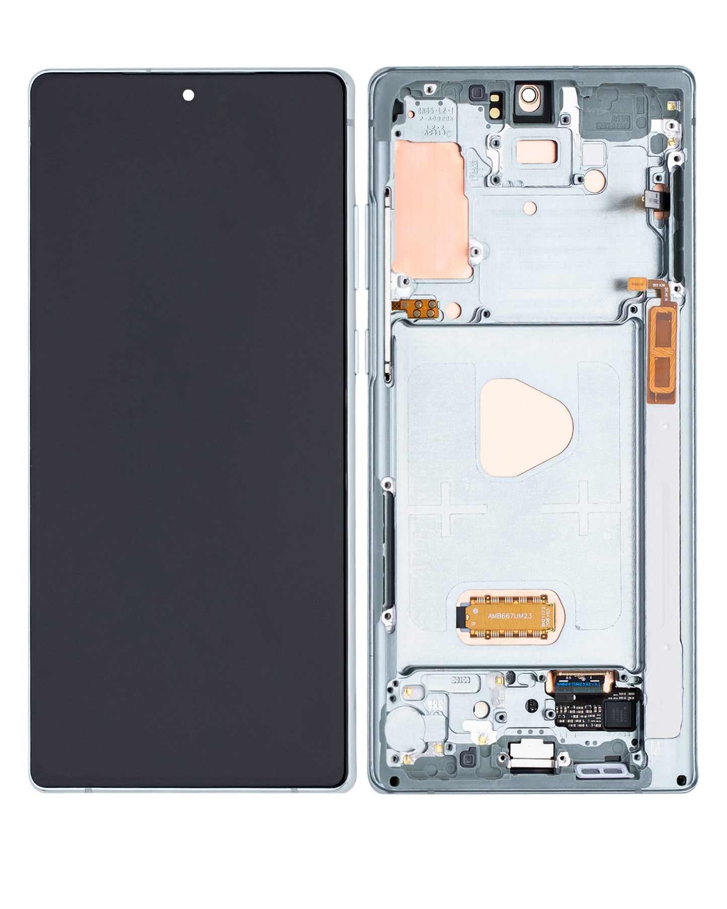 OLED Assembly With Frame For Samsung Galaxy Note 20 5G (Refurbished) (Mystic Green)