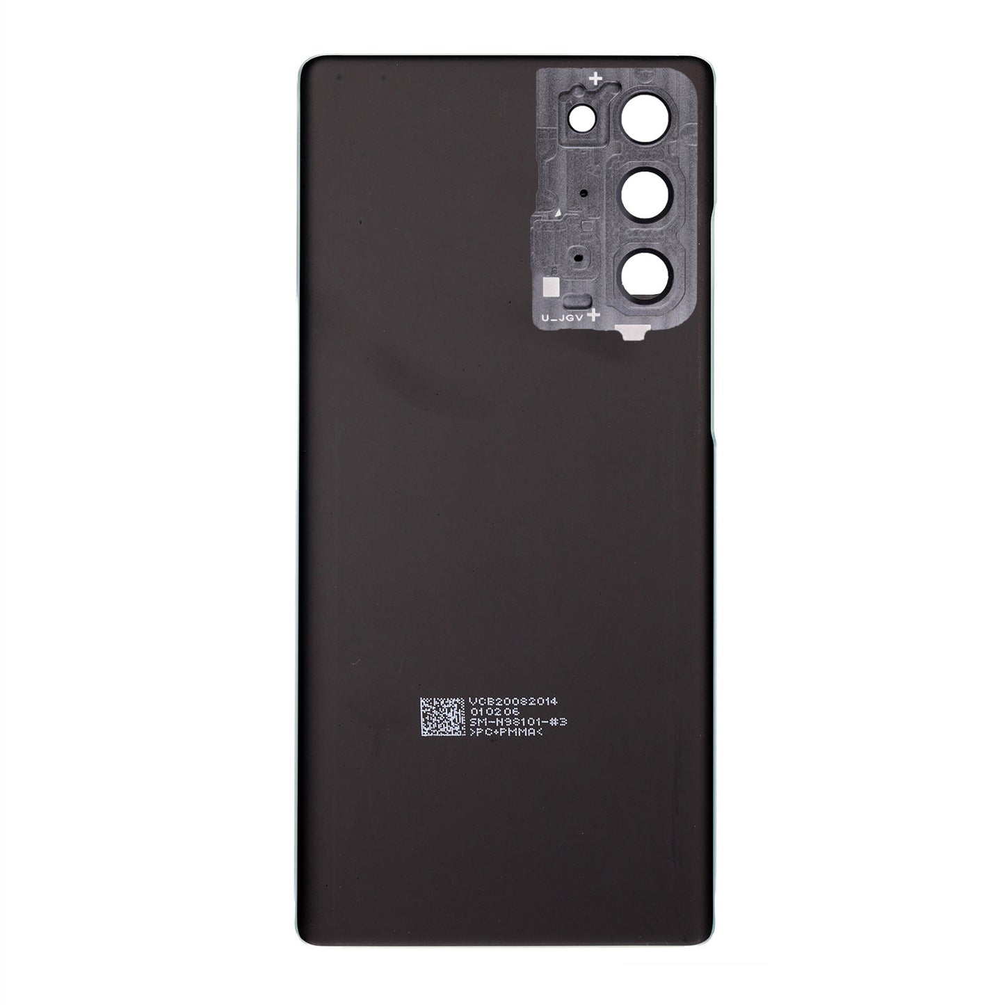 Back Cover Glass With Camera Lens For Samsung Galaxy Note 20 5G (No Logo) (Aftermarket Plus) (Mystic Gray)