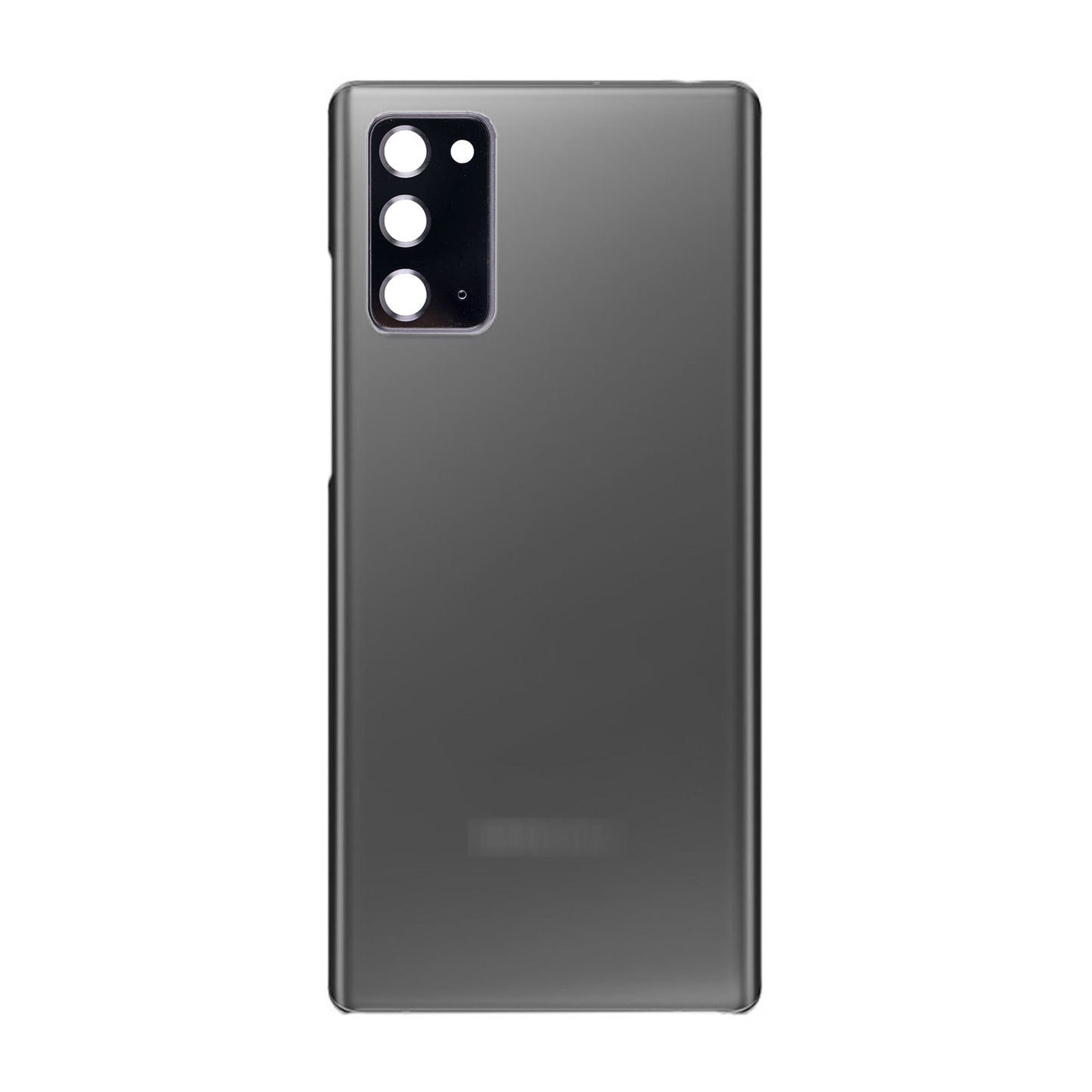 Back Cover Glass With Camera Lens For Samsung Galaxy Note 20 5G (No Logo) (Aftermarket Plus) (Mystic Gray)