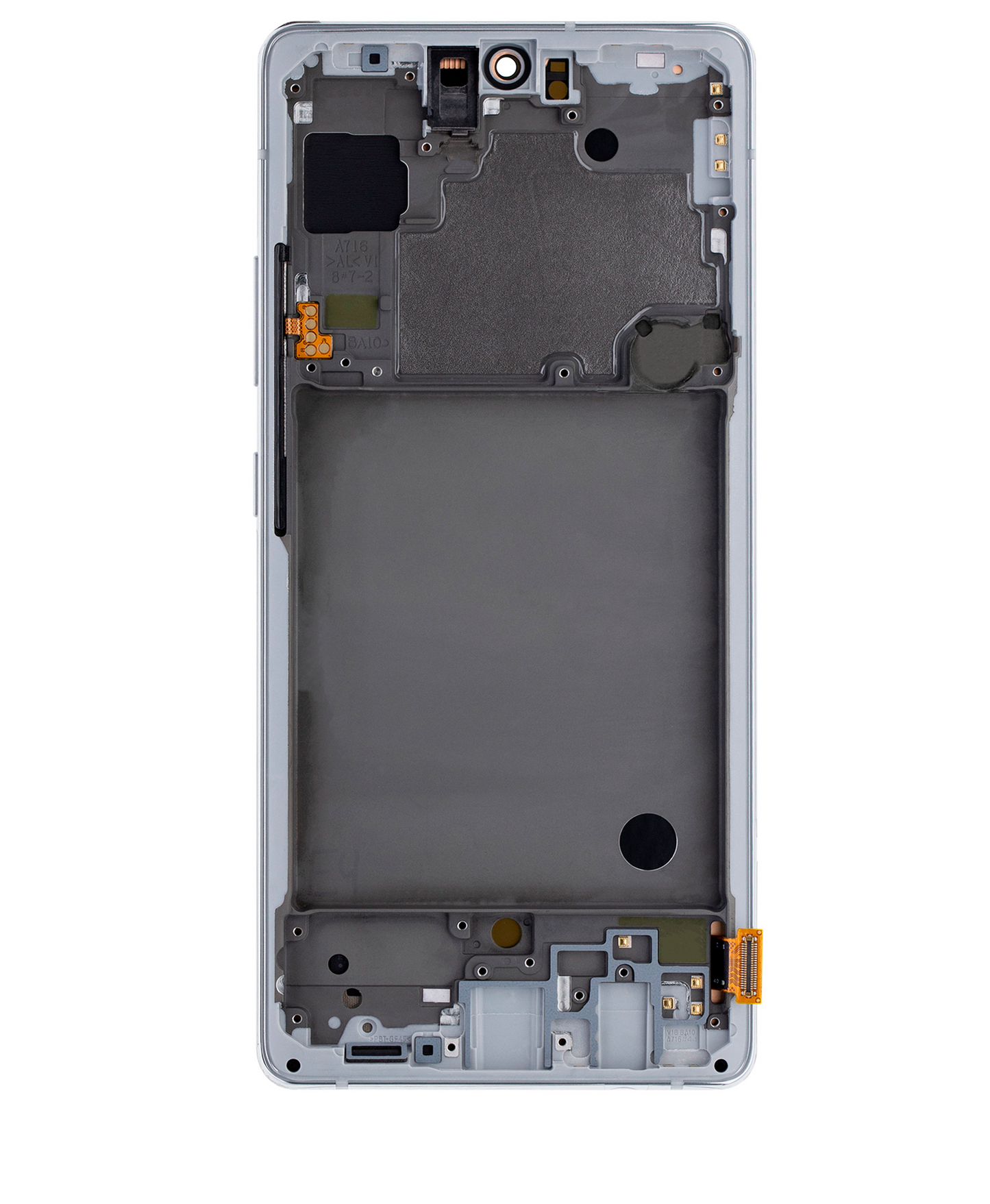 OLED Assembly With Frame For Samsung Galaxy A71 5G (A716U / 2020) (Refurbished) (Prism Cube Silver)