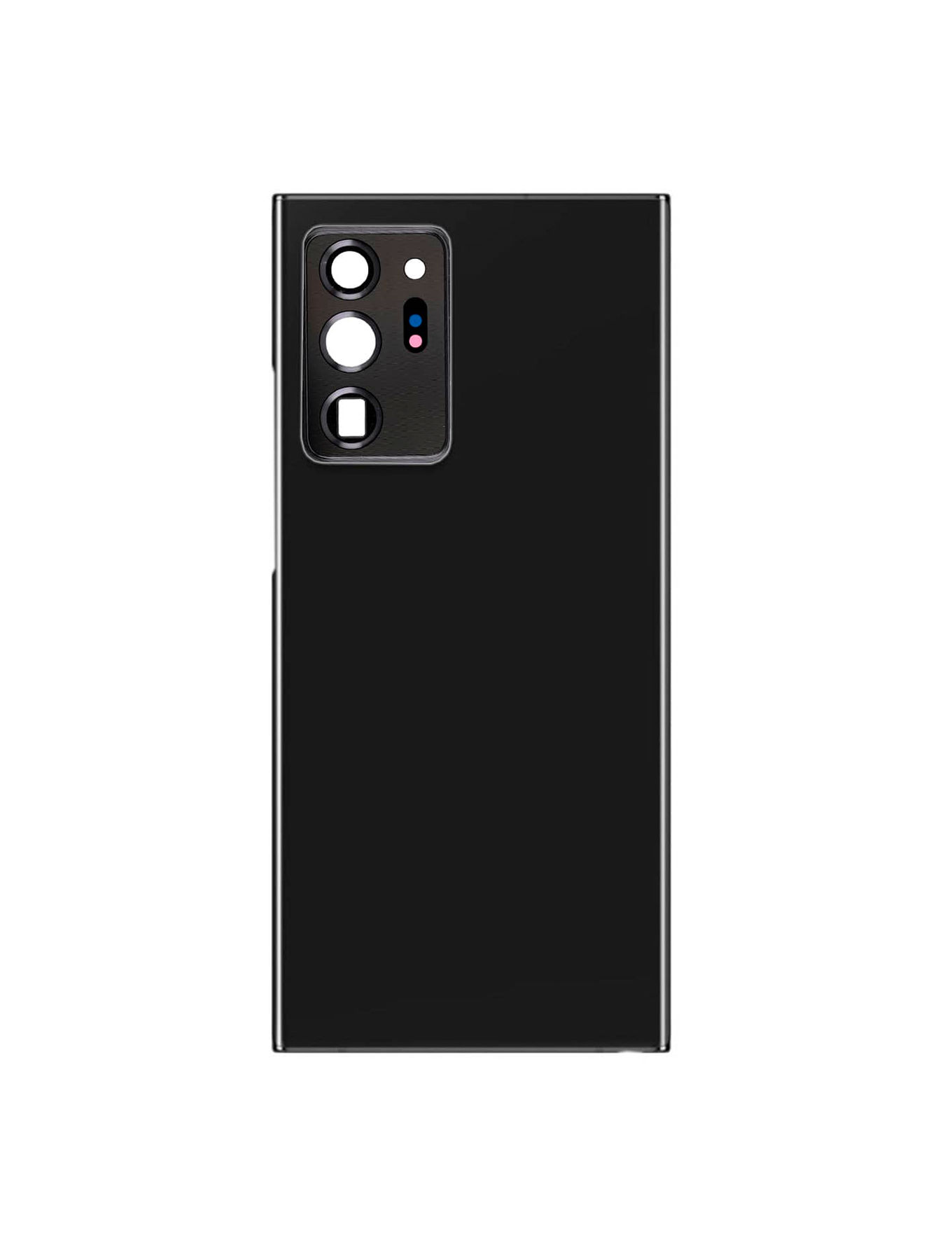 Back Cover Glass With Camera Lens For Samsung Galaxy Note 20 Ultra (No Logo) (Aftermarket Plus) (Mystic Black)