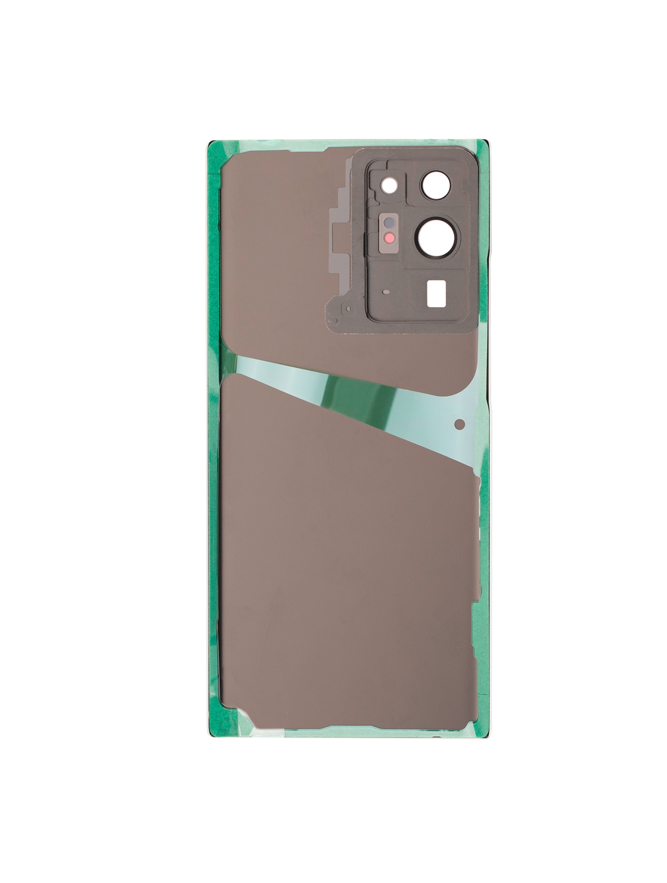 Back Cover Glass With Camera Lens For Samsung Galaxy Note 20 Ultra (No Logo) (Aftermarket Plus) (Mystic White)