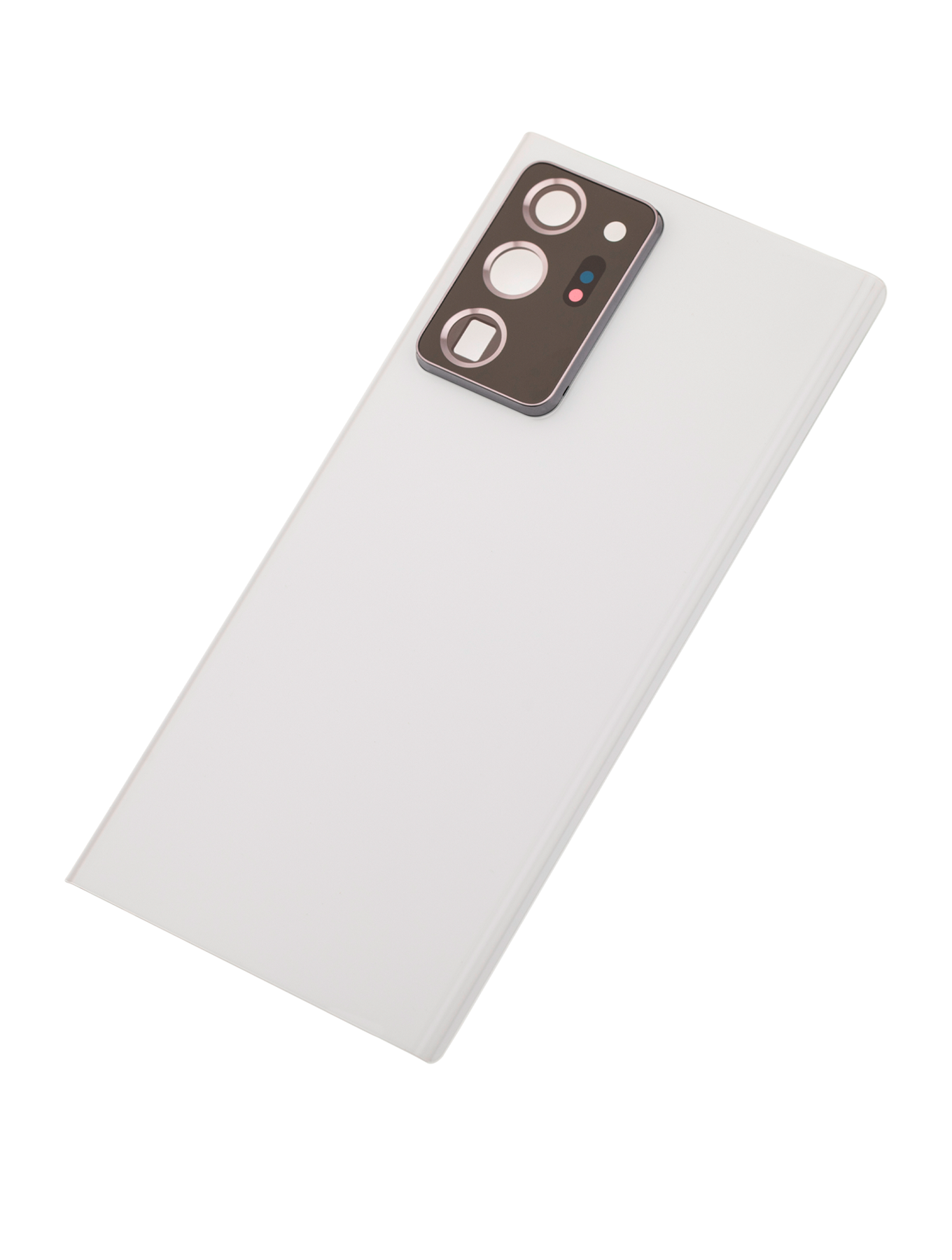 Back Cover Glass With Camera Lens For Samsung Galaxy Note 20 Ultra (No Logo) (Aftermarket Plus) (Mystic White)