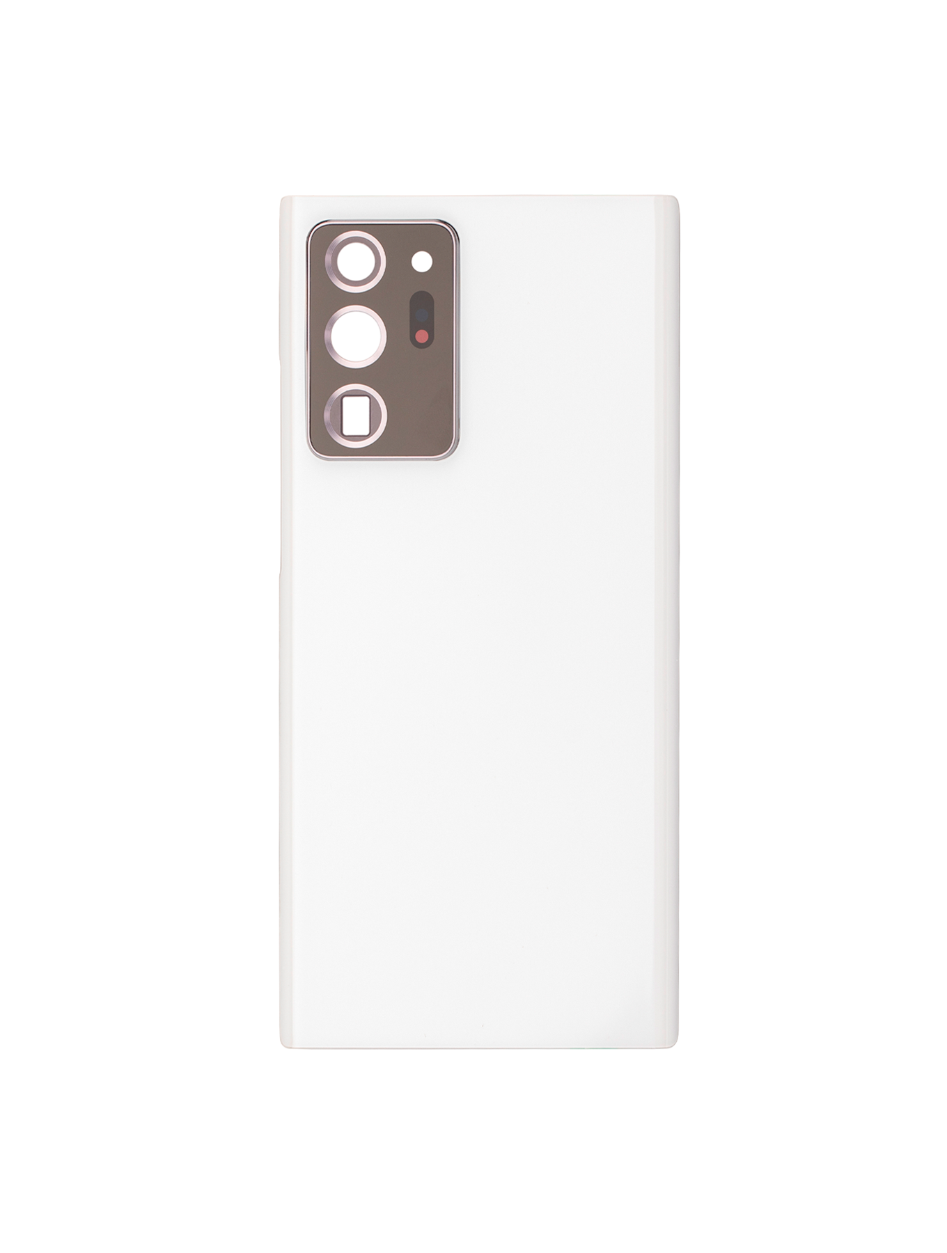 Back Cover Glass With Camera Lens For Samsung Galaxy Note 20 Ultra (No Logo) (Aftermarket Plus) (Mystic White)