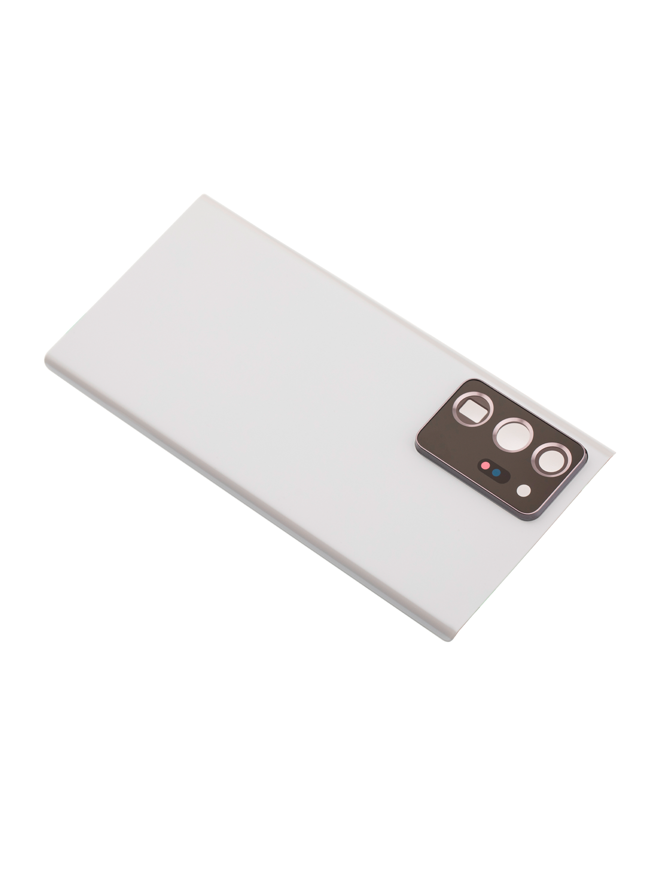Back Cover Glass With Camera Lens For Samsung Galaxy Note 20 Ultra (No Logo) (Aftermarket Plus) (Mystic White)