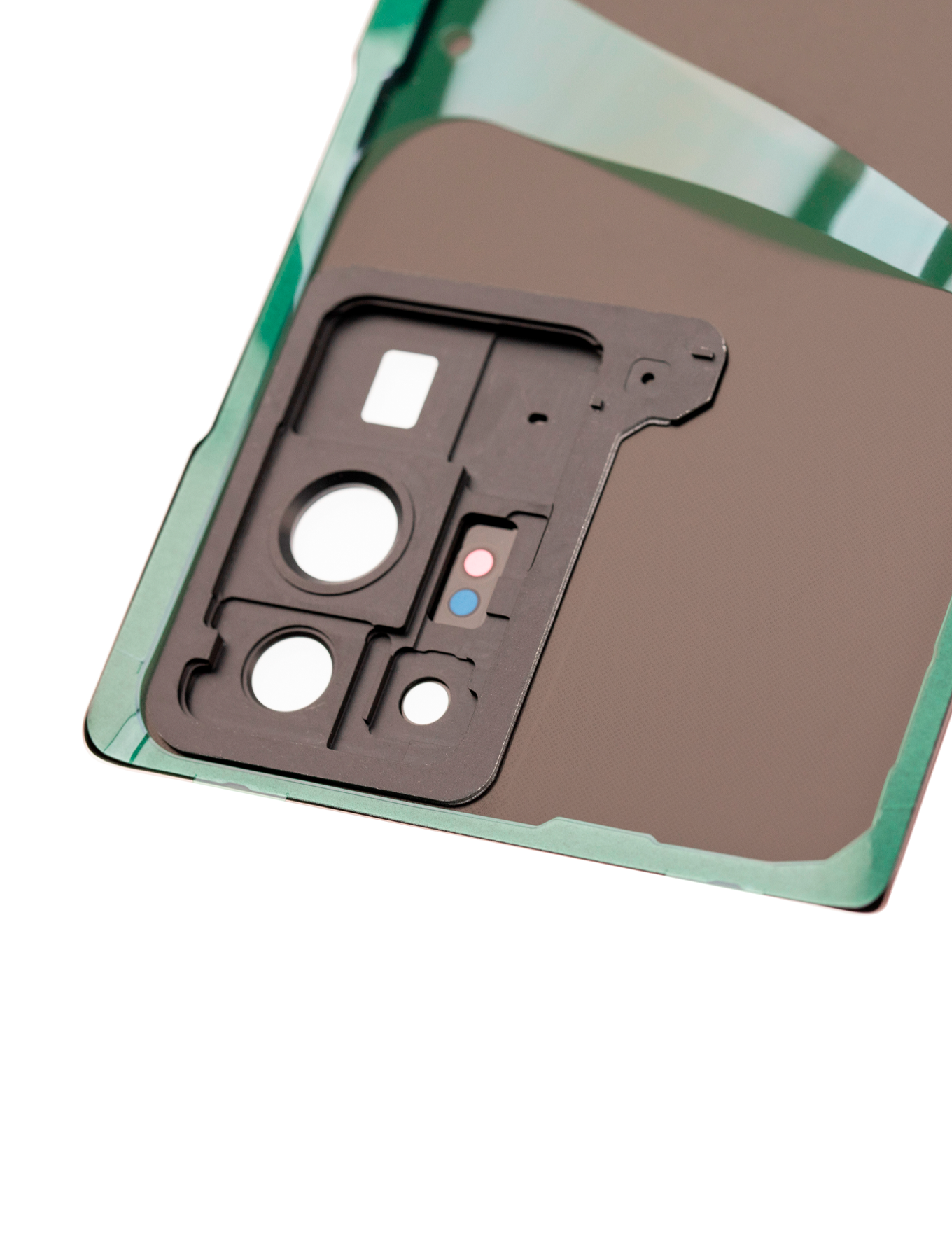 Back Cover Glass With Camera Lens For Samsung Galaxy Note 20 Ultra (No Logo) (Aftermarket Plus) (Mystic Bronze)