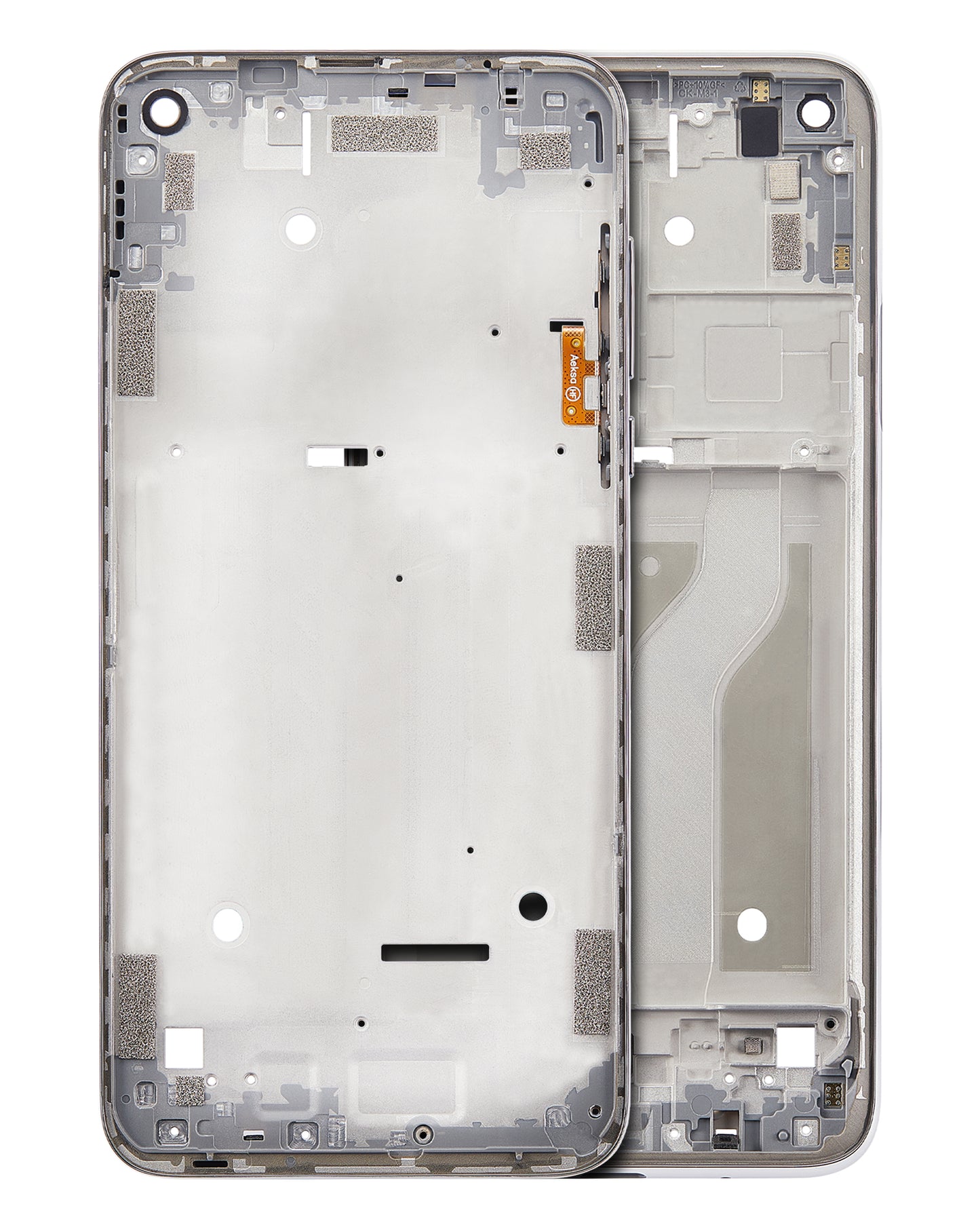Mid-Frame Housing (With Hard Button) For Motorola Moto G Fast (XT2045-3 / 2020) (Pearl White) | compatible mobile phone replacement part | SKU 107082084523 | product image 1
