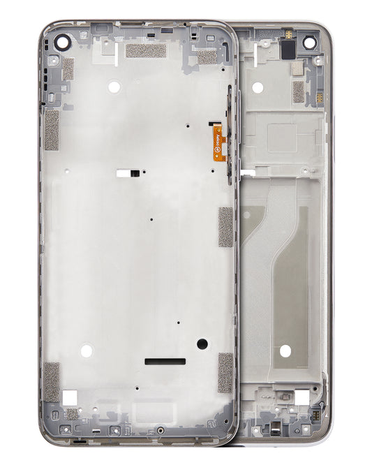 Mid-Frame Housing (With Hard Button) For Motorola Moto G Fast (XT2045-3 / 2020) (Pearl White) | compatible mobile phone replacement part | SKU 107082084523 | product image 1