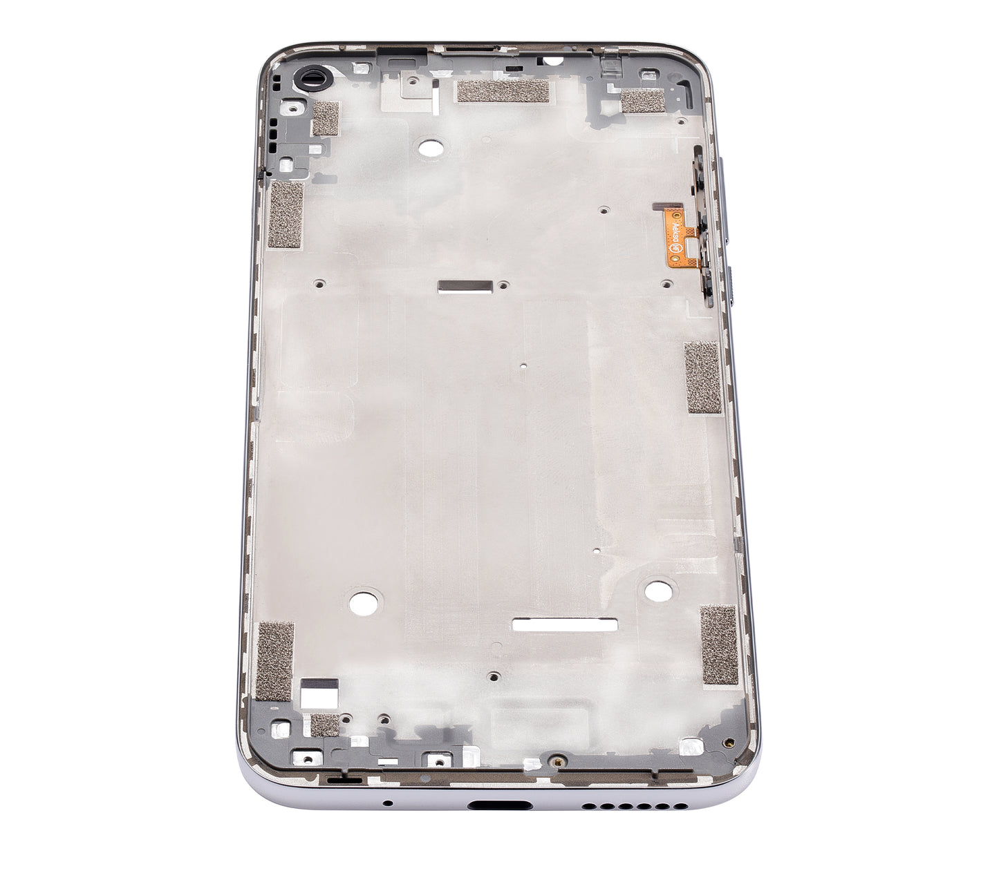 Mid-Frame Housing (With Hard Button) For Motorola Moto G Fast (XT2045-3 / 2020) (Pearl White) | compatible mobile phone replacement part | SKU 107082084523 | product image 3