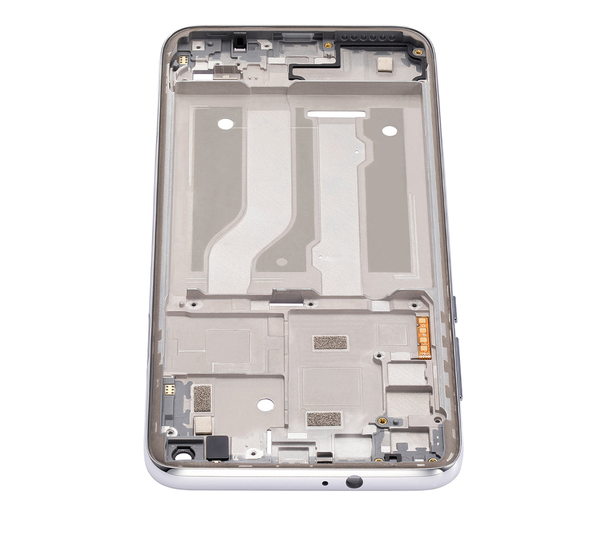 Mid-Frame Housing (With Hard Button) For Motorola Moto G Fast (XT2045-3 / 2020) (Pearl White) | compatible mobile phone replacement part | SKU 107082084523 | product image 4