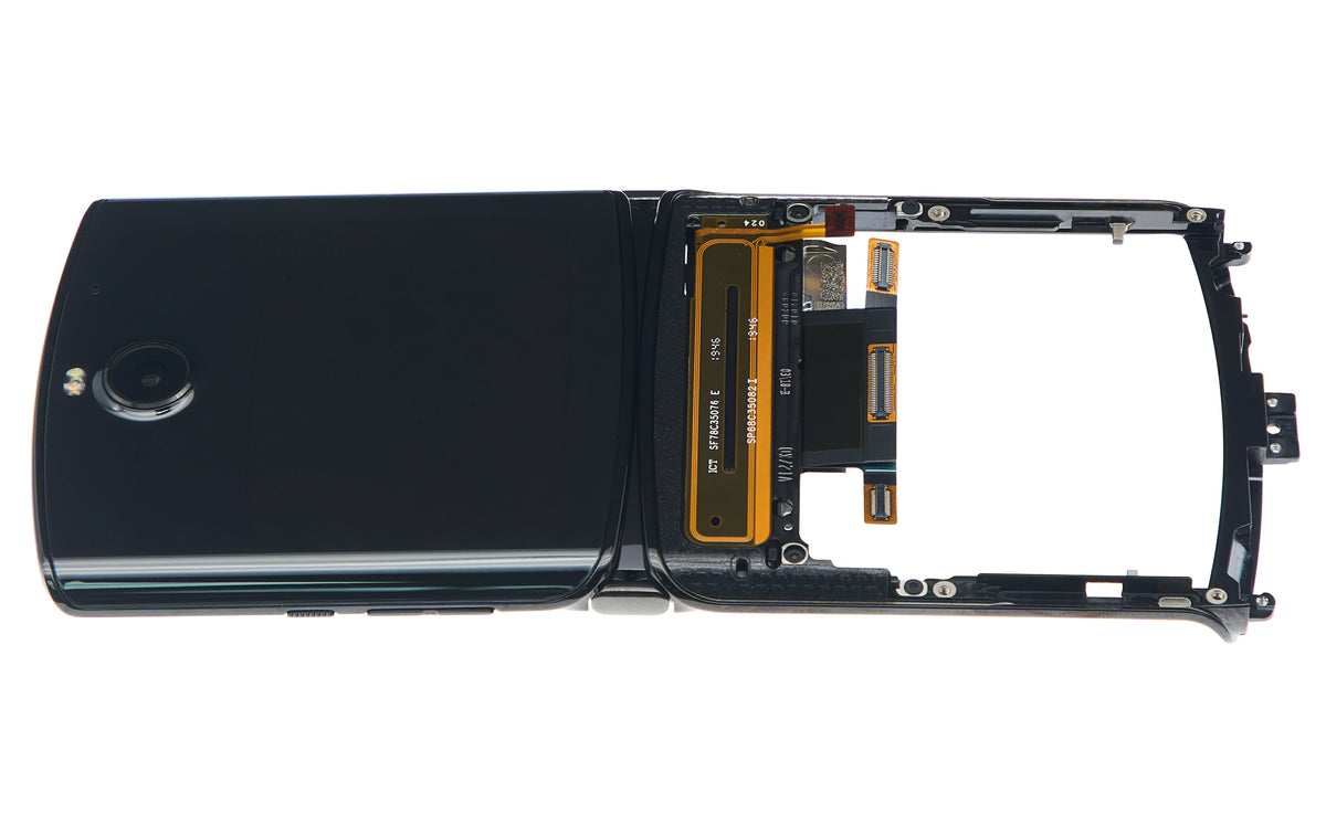 Outer OLED Assembly With Frame For Motorola Razr (XT2000 / 2019) (Refurbished) (Noir - Motorola replacement part image 5