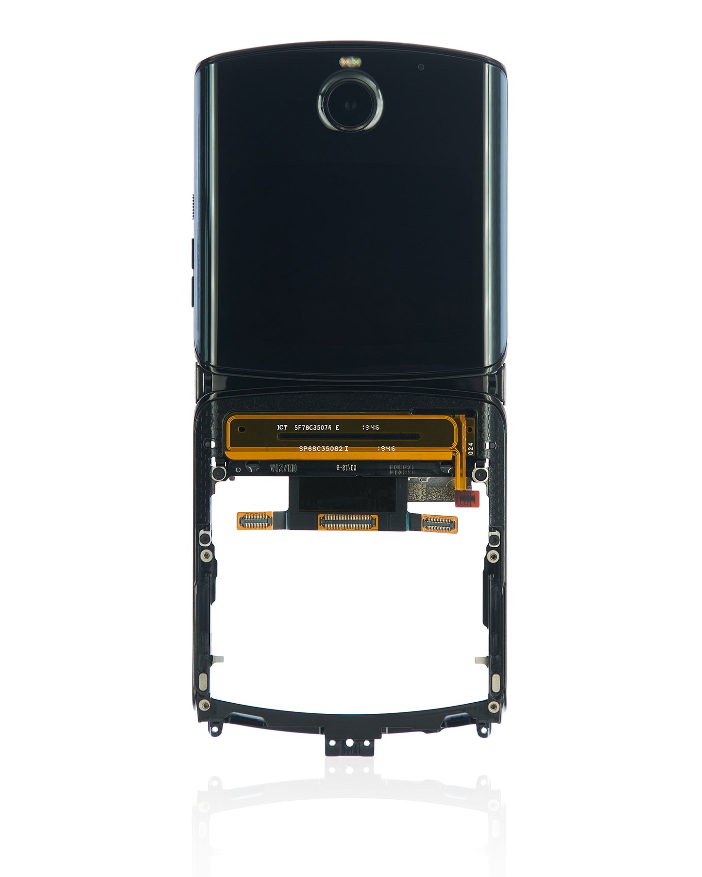 Outer OLED Assembly With Frame For Motorola Razr (XT2000 / 2019) (Refurbished) (Noir - Motorola replacement part image 8