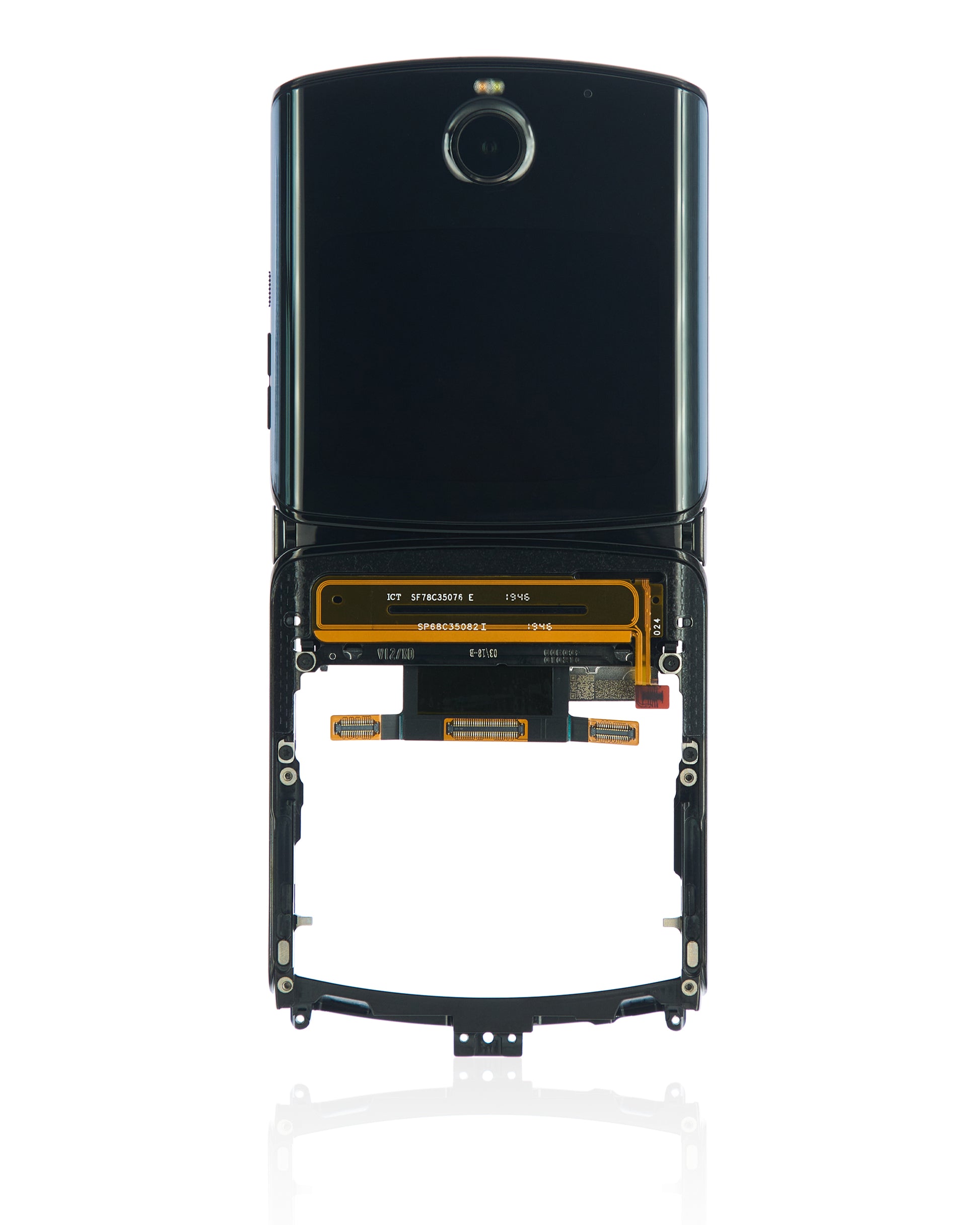 Outer OLED Assembly With Frame For Motorola Razr (XT2000 / 2019) (Refurbished) (Noir - Motorola replacement part image 8