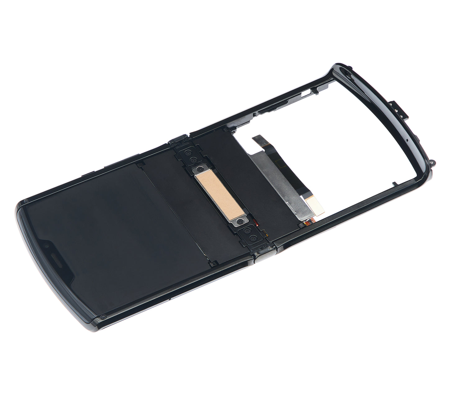 Outer OLED Assembly With Frame For Motorola Razr (XT2000 / 2019) (Refurbished) (Noir - Motorola replacement part image 9