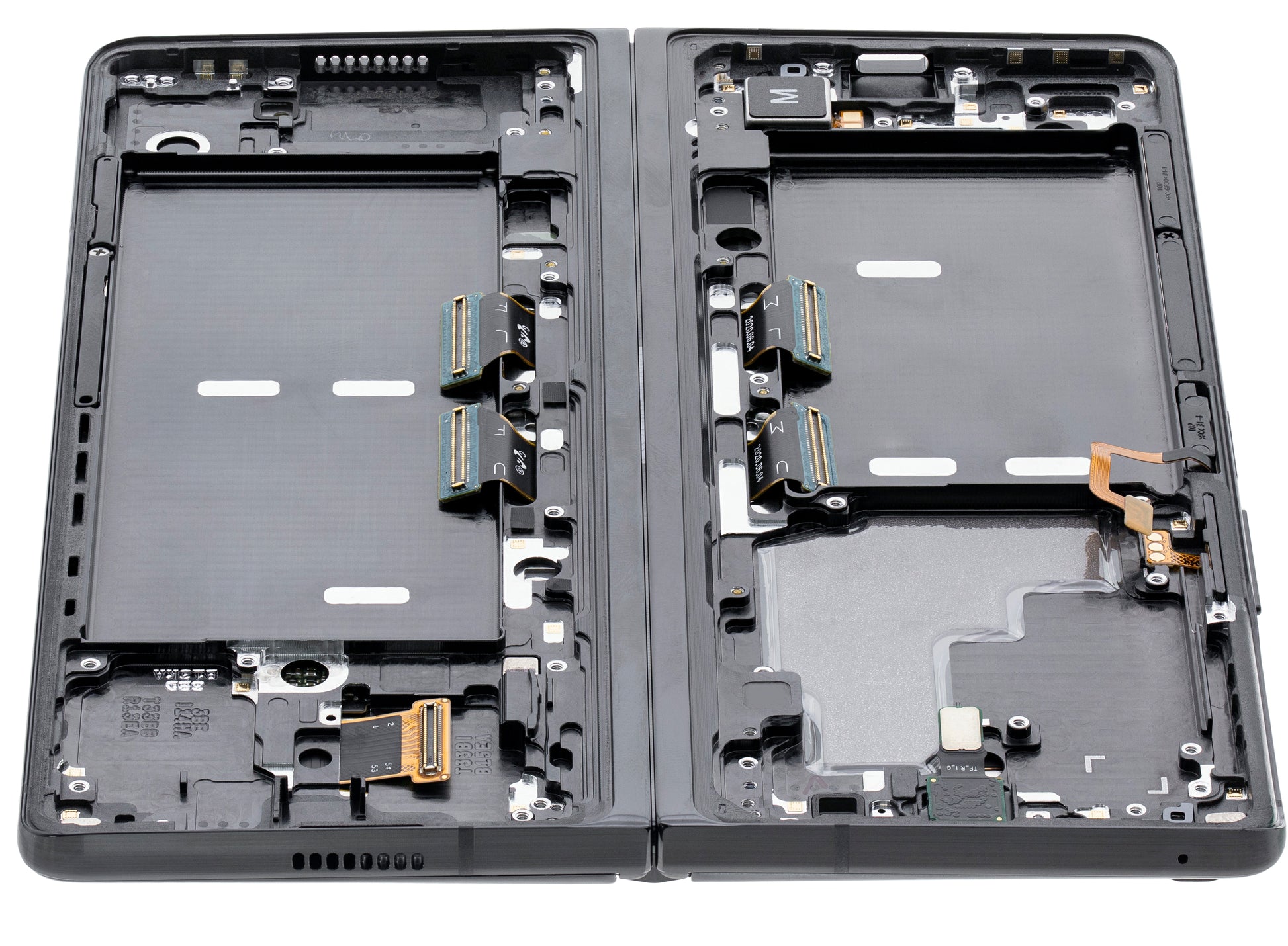 Unboxed Inner OLED Assembly With Frame For Samsung Galaxy Z Fold 2 5G (US & International) (Service Pack) (Mystic Black) part