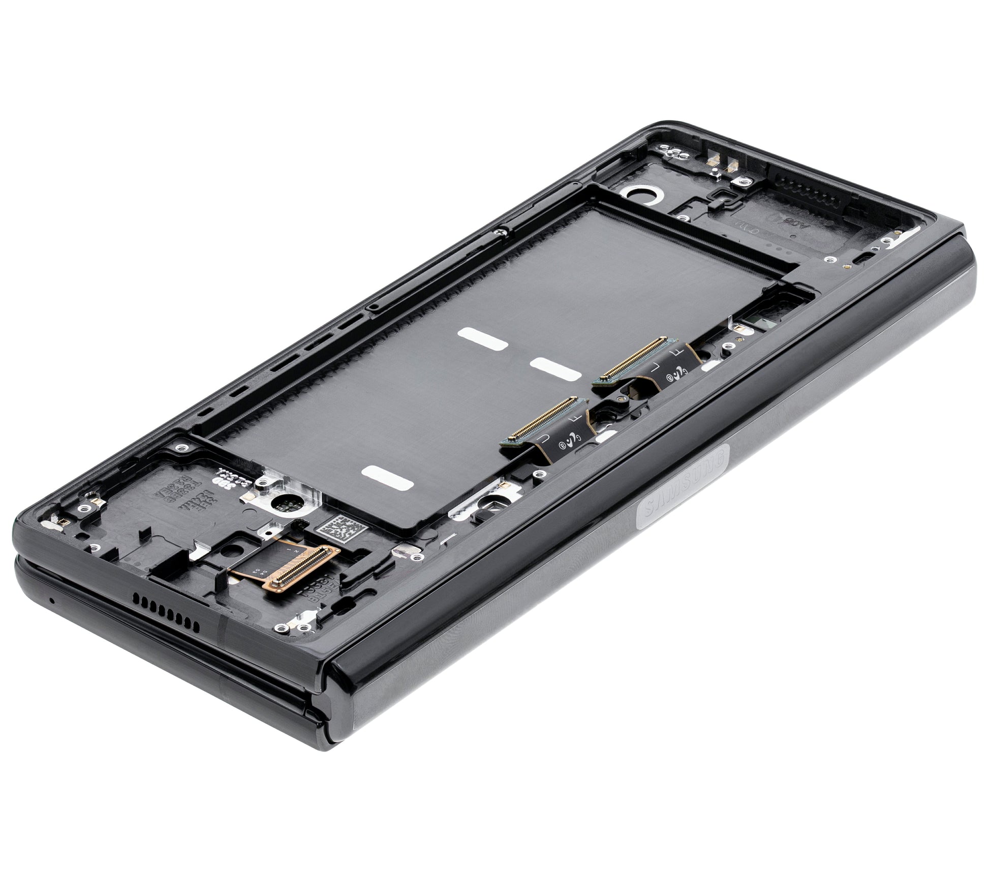 Profile view of Inner OLED Assembly With Frame For Samsung Galaxy Z Fold 2 5G (US & International) (Service Pack) (Mystic Black)