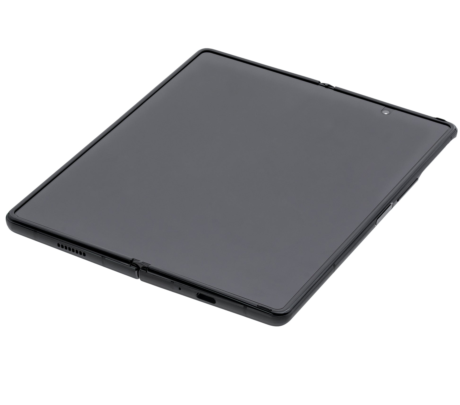 Close-up of Inner OLED Assembly With Frame For Samsung Galaxy Z Fold 2 5G (US & International) (Service Pack) (Mystic Black)