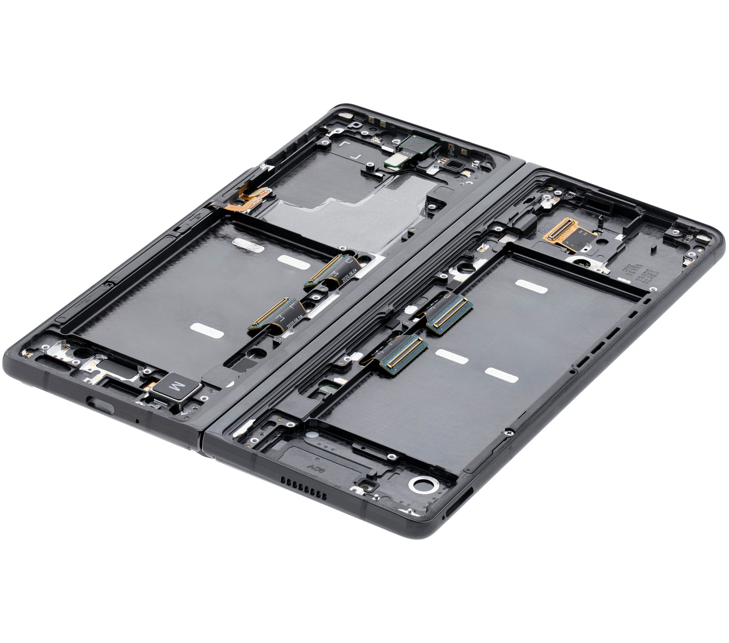Profile view of Inner OLED Assembly With Frame For Samsung Galaxy Z Fold 2 5G (US & International) (Service Pack) (Mystic Black)